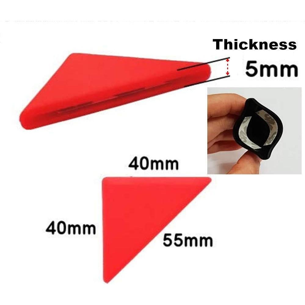 Protectores de esquinas de puertas de coche JNK NETWORKS - 2 piezas de silicona blanca