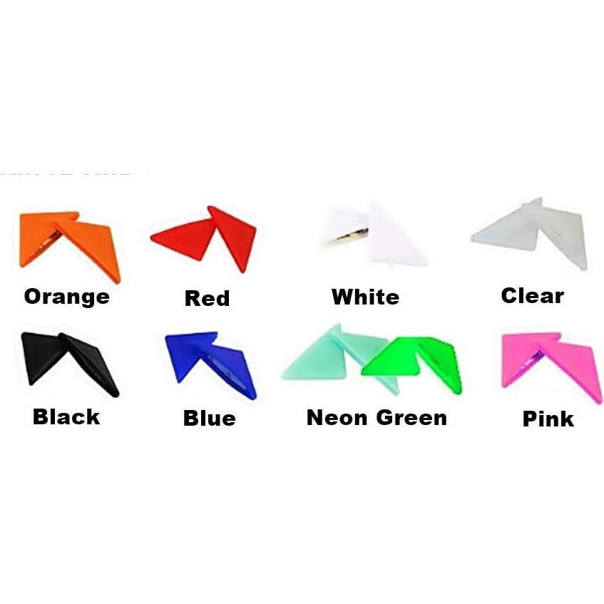 Protectores de esquinas de puertas de coche JNK NETWORKS - 2 piezas de silicona blanca