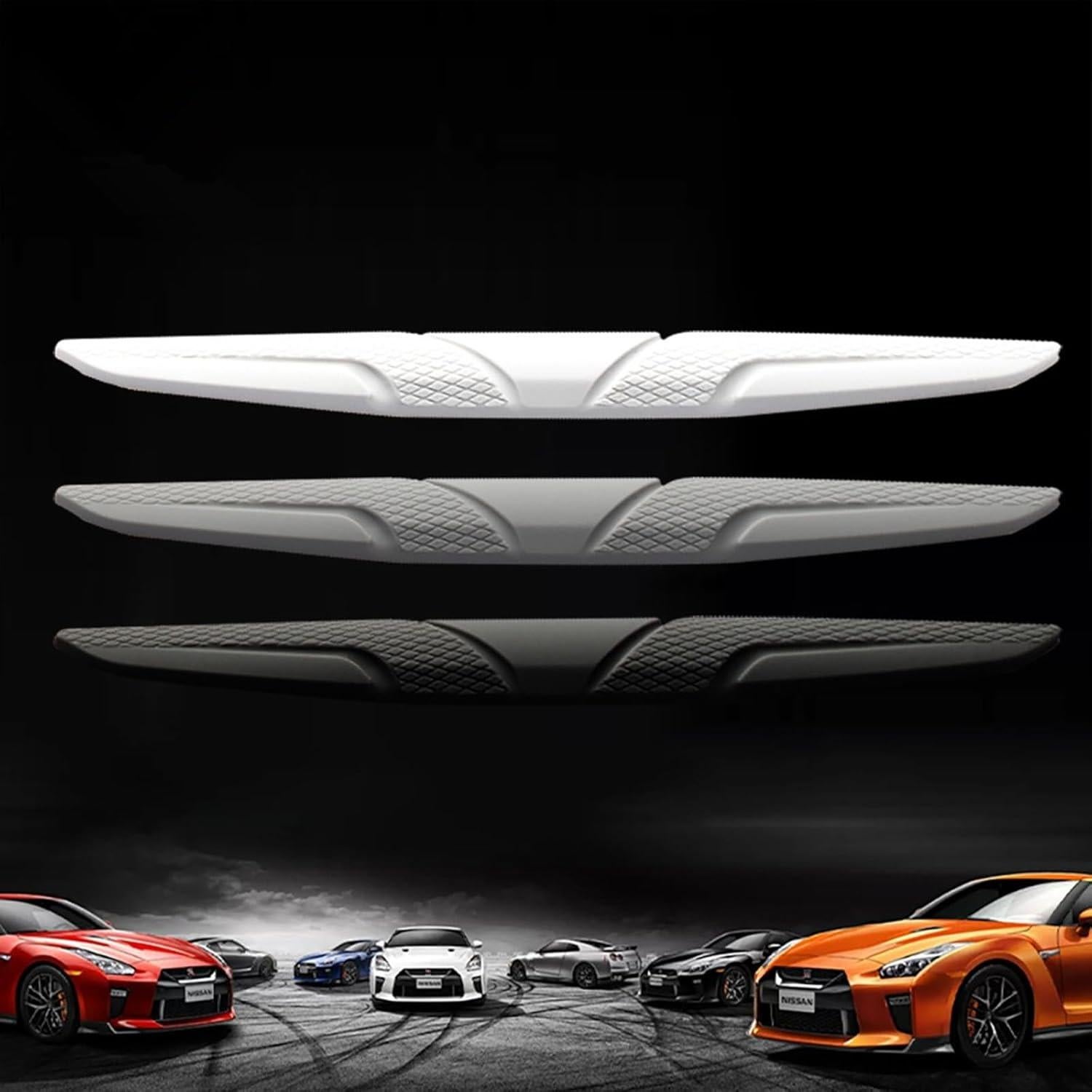 Protector de Bisel de Puerta de Coche AngeLeyeQii 4 Piezas Rojo