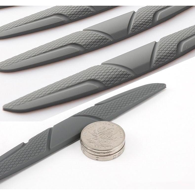 Protector de Bisel de Puerta de Coche AngeLeyeQii 4 Piezas Rojo