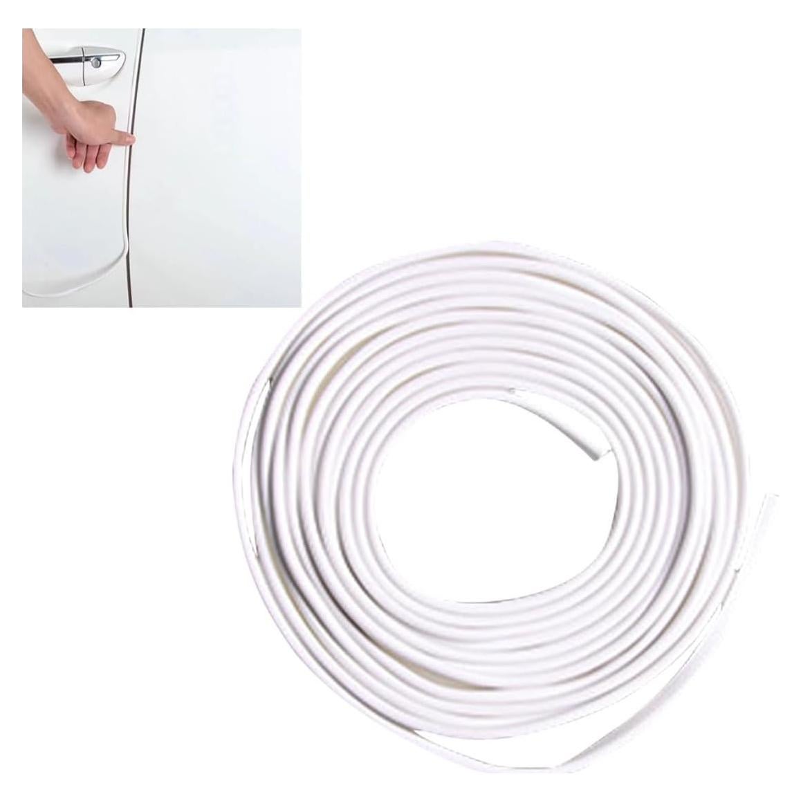 Protector de Bisel de Puerta de Coche LAINLOY 5m Blanco