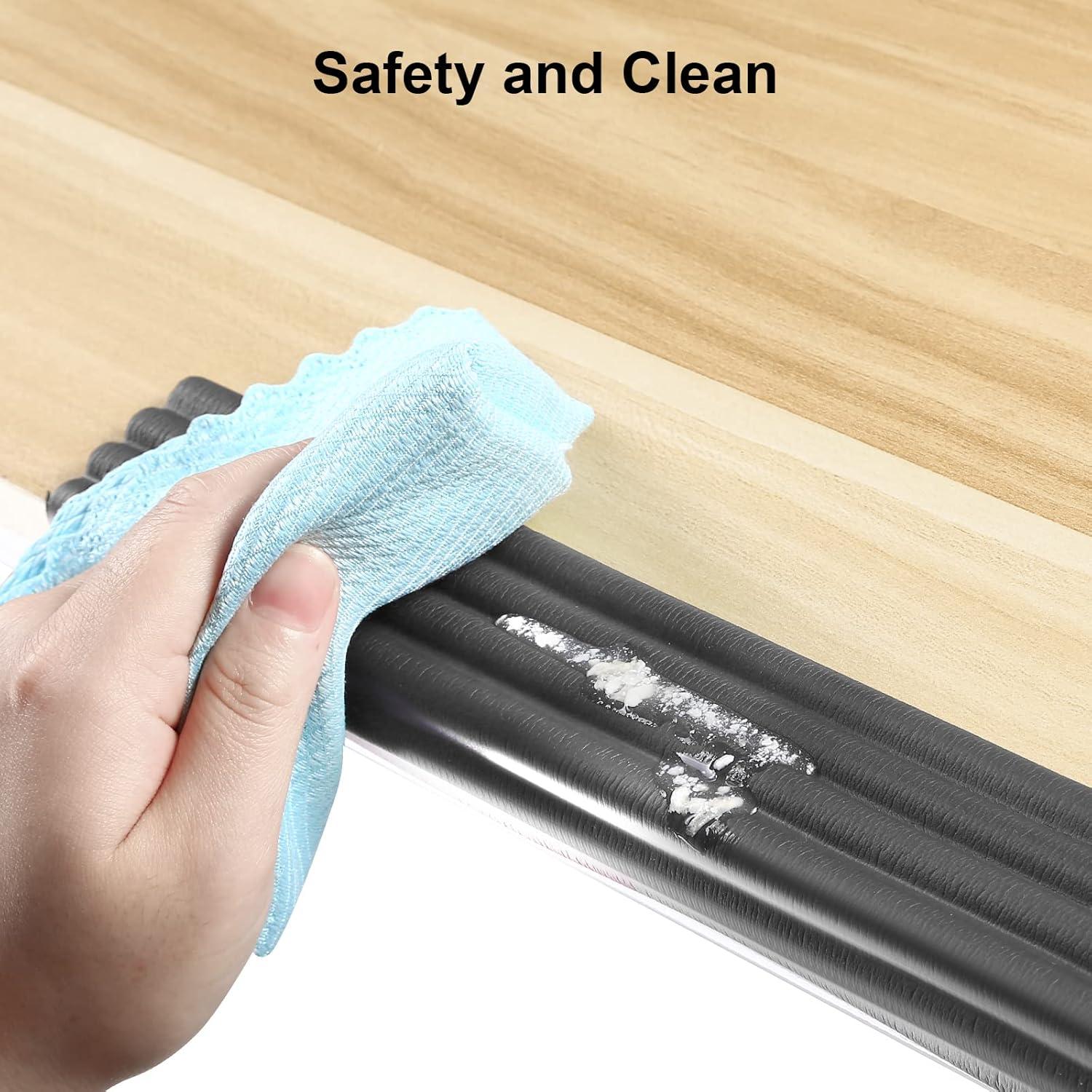 Protector de Esquinas y Bordes Dovesail 5m Negro NBR