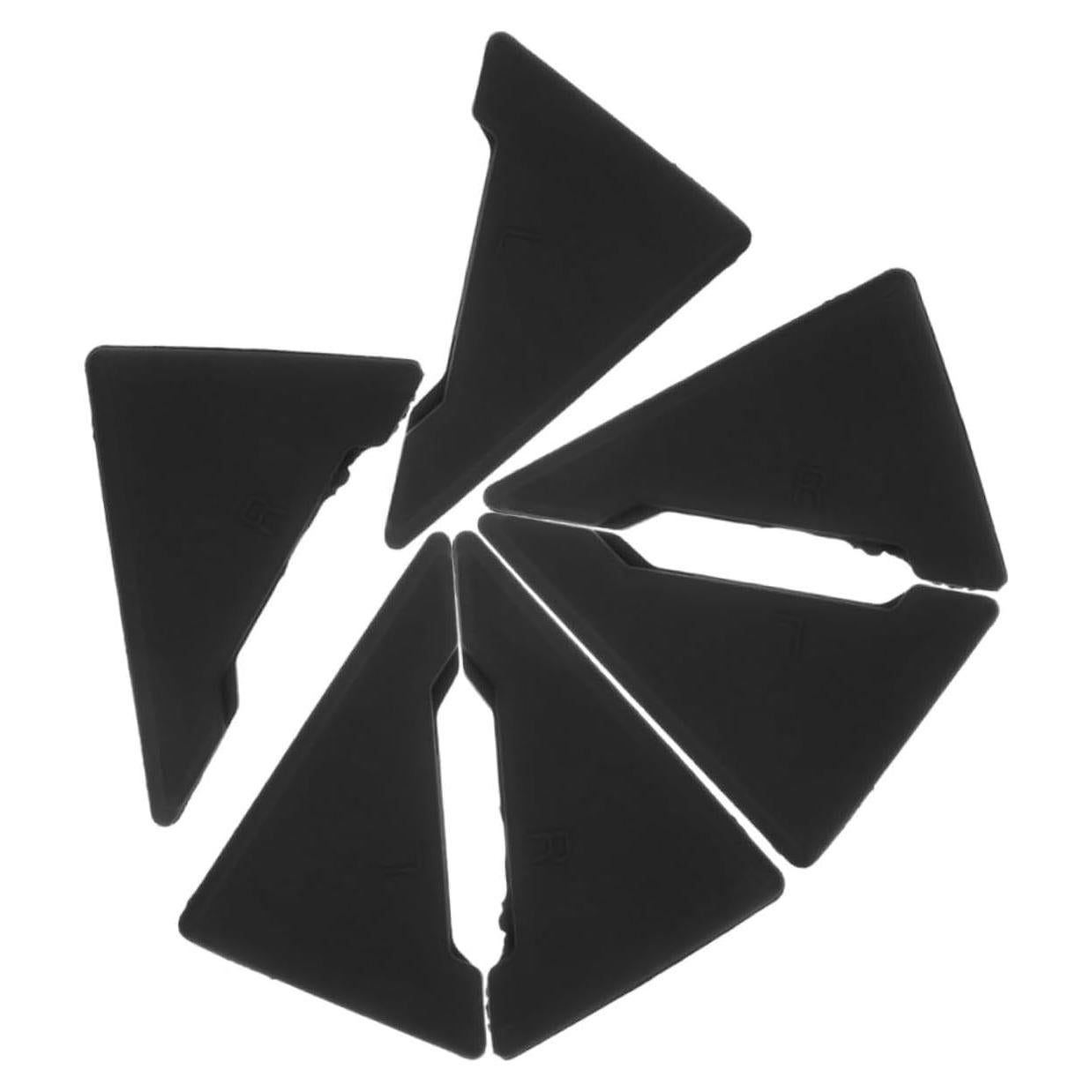 Unomor Protector de Borde de Puerta de Coche 6 Pcs Silicona