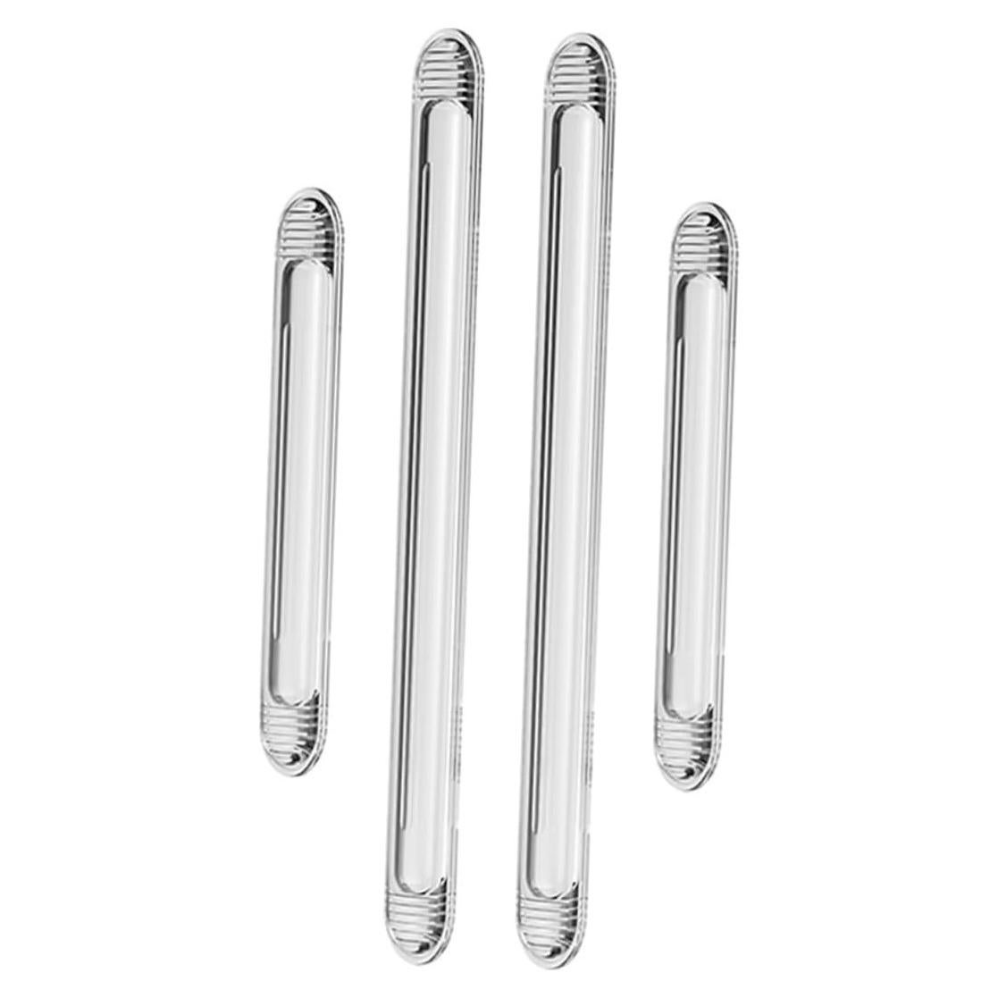 Mikinona Tiras de Colisión para Coche 4 Pcs Silicona Transparente