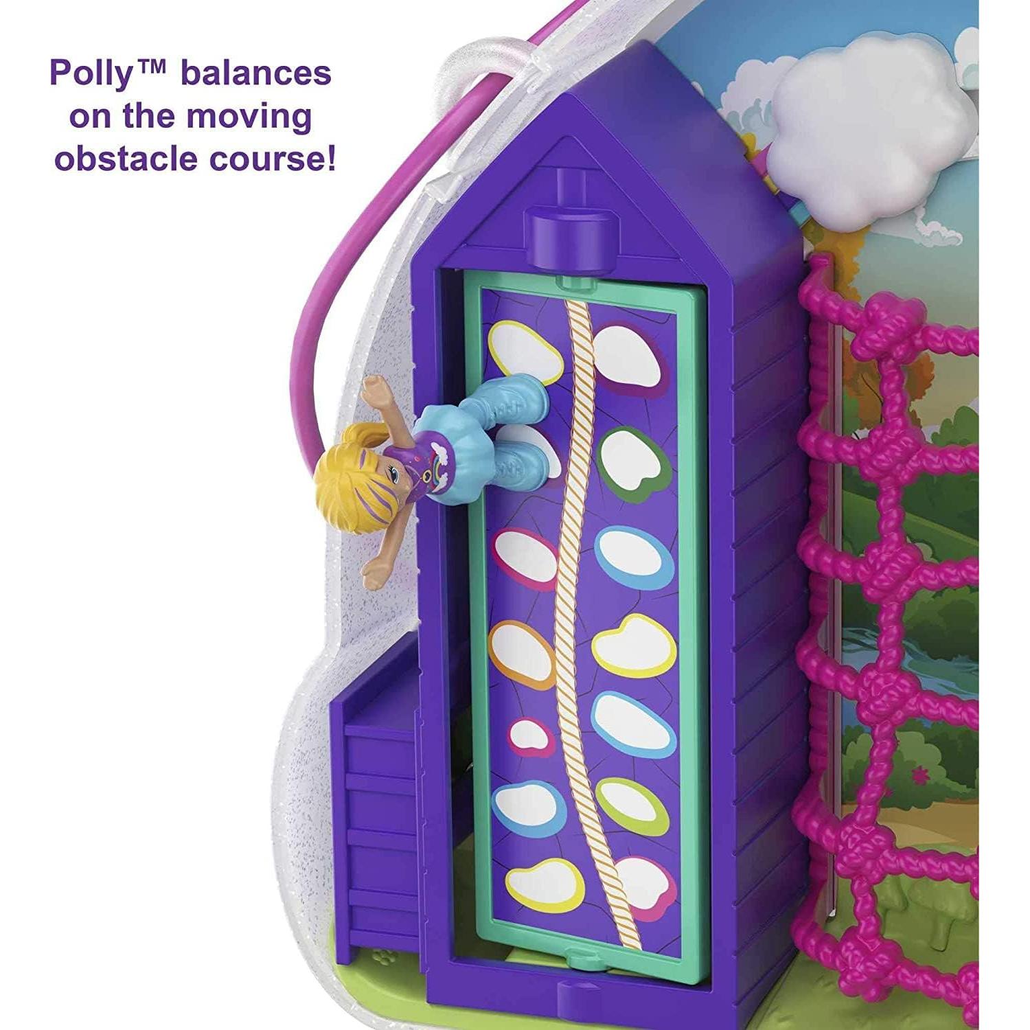 Bolso compacto Rainbow Dream Polly Pocket con muñecas y accesorios