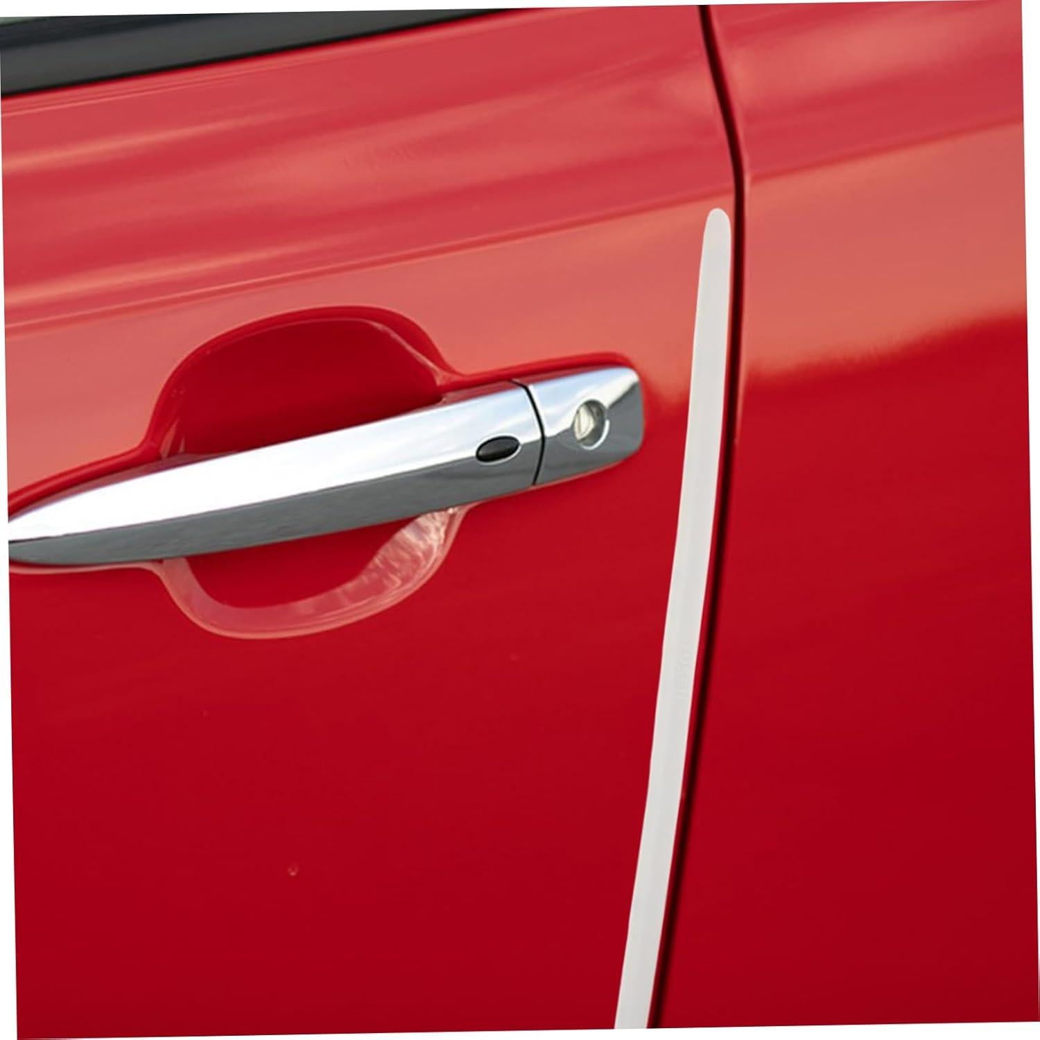 2 Tiras Protectoras de Borde de Puerta SWOOMEY Blancas 40cm