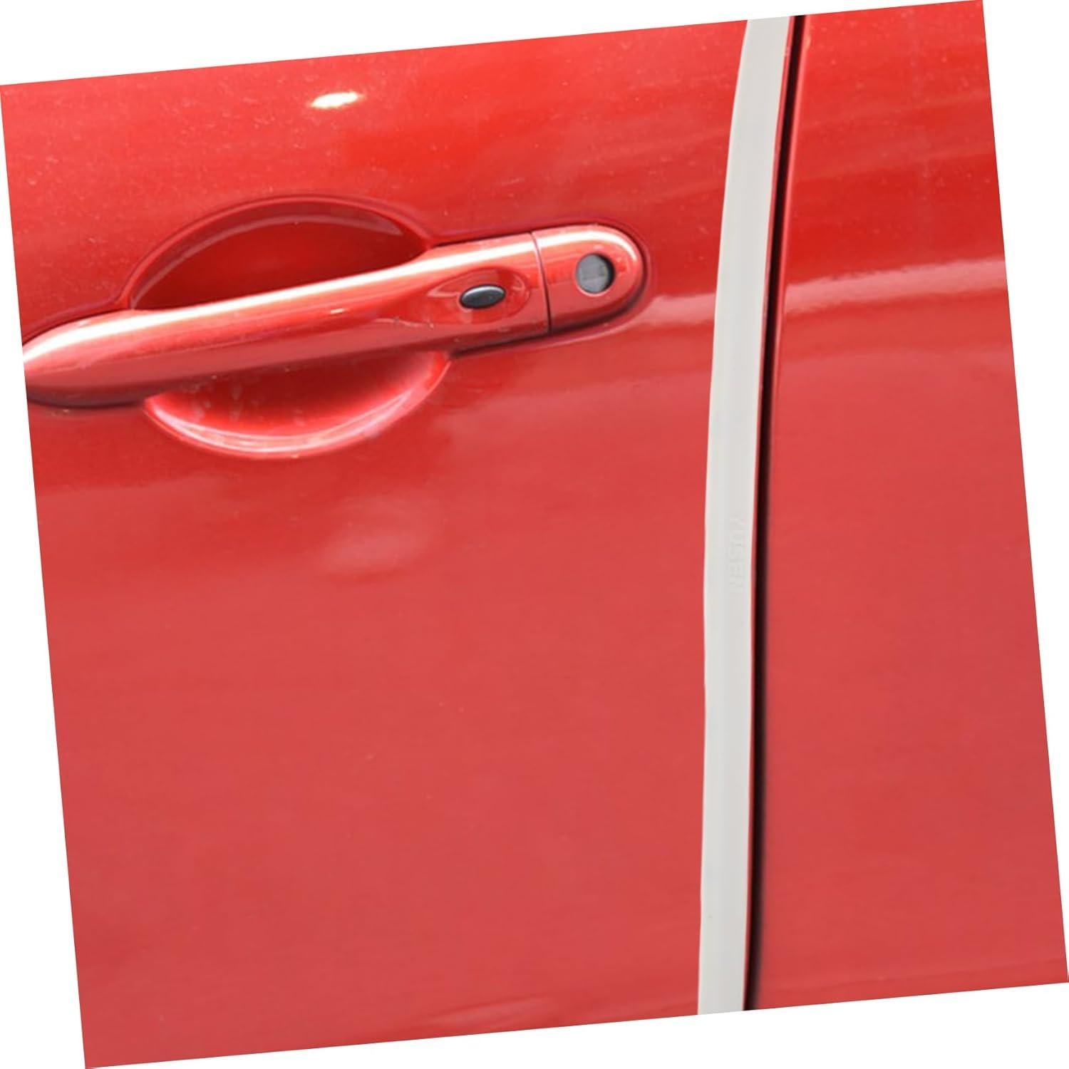 2 Tiras Protectoras de Borde de Puerta SWOOMEY Blancas 40cm