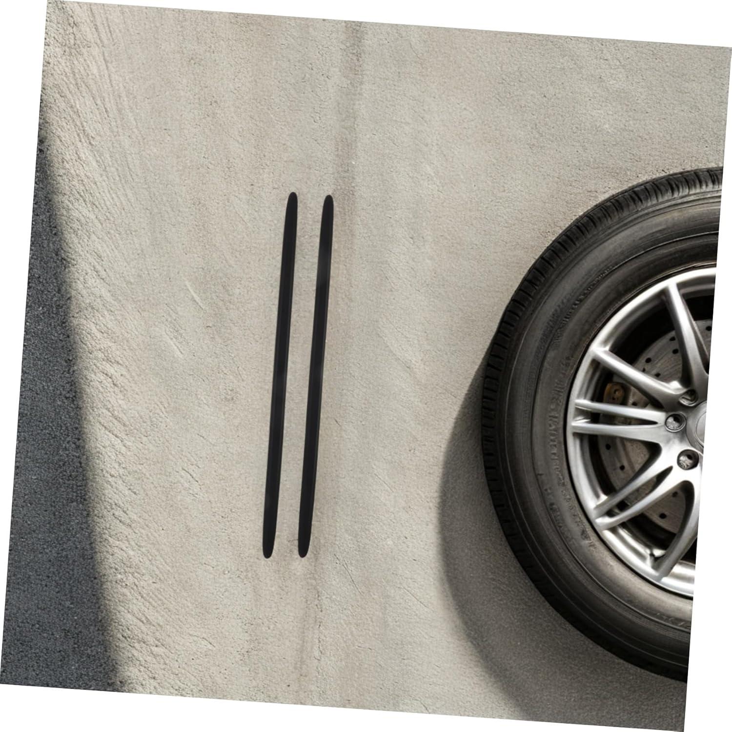 Tira de Colisión para Puertas Unomor 2 Pcs Silicona Negra