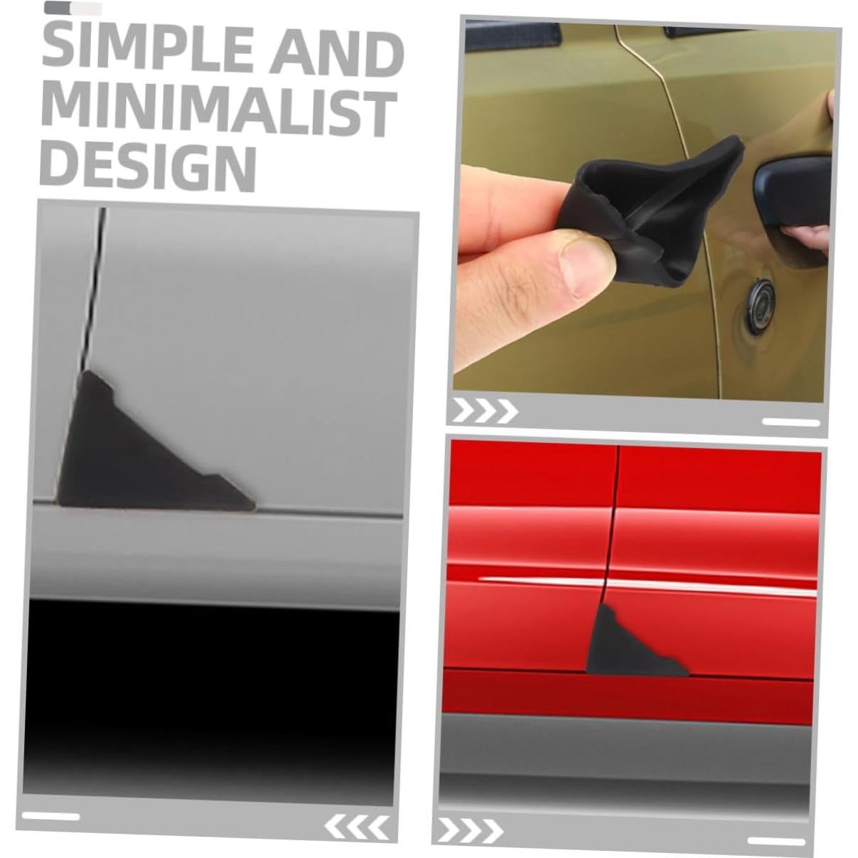 6 Protectores de Bordes de Puerta de Automóvil BRIGHTFUFU Silicona