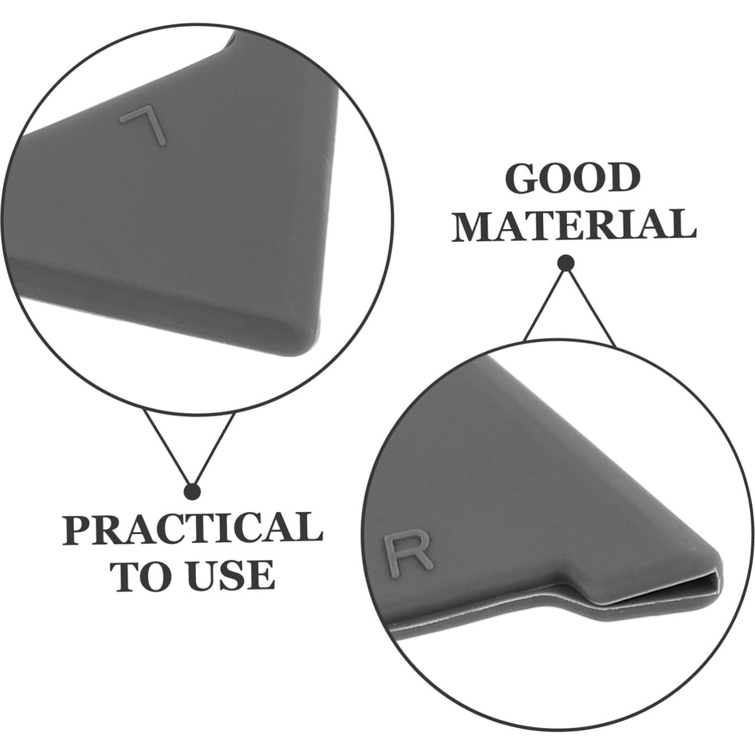 Protector de Esquinas de Silicona Ciieeo 6 Pcs para Coche