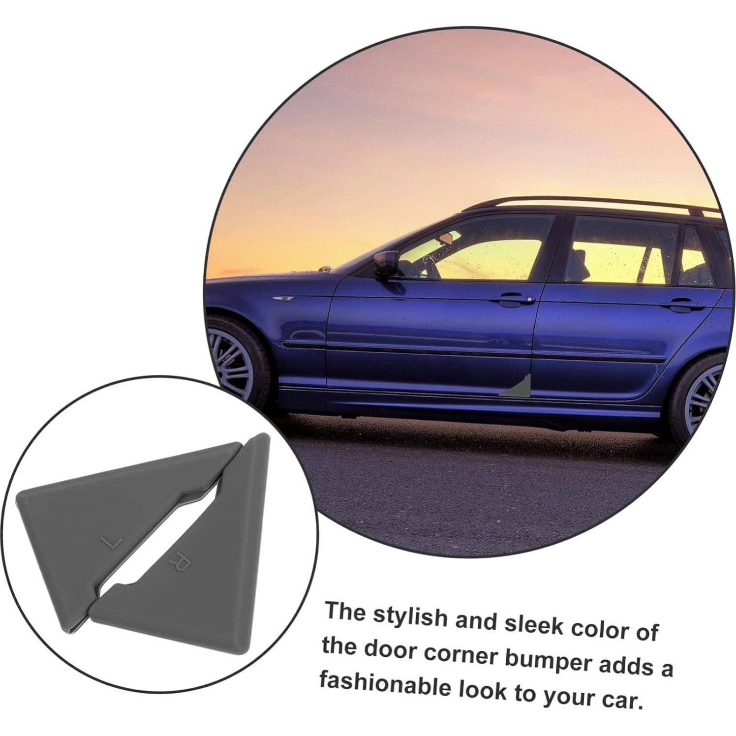 Protector de Esquinas de Silicona Ciieeo 6 Pcs para Coche