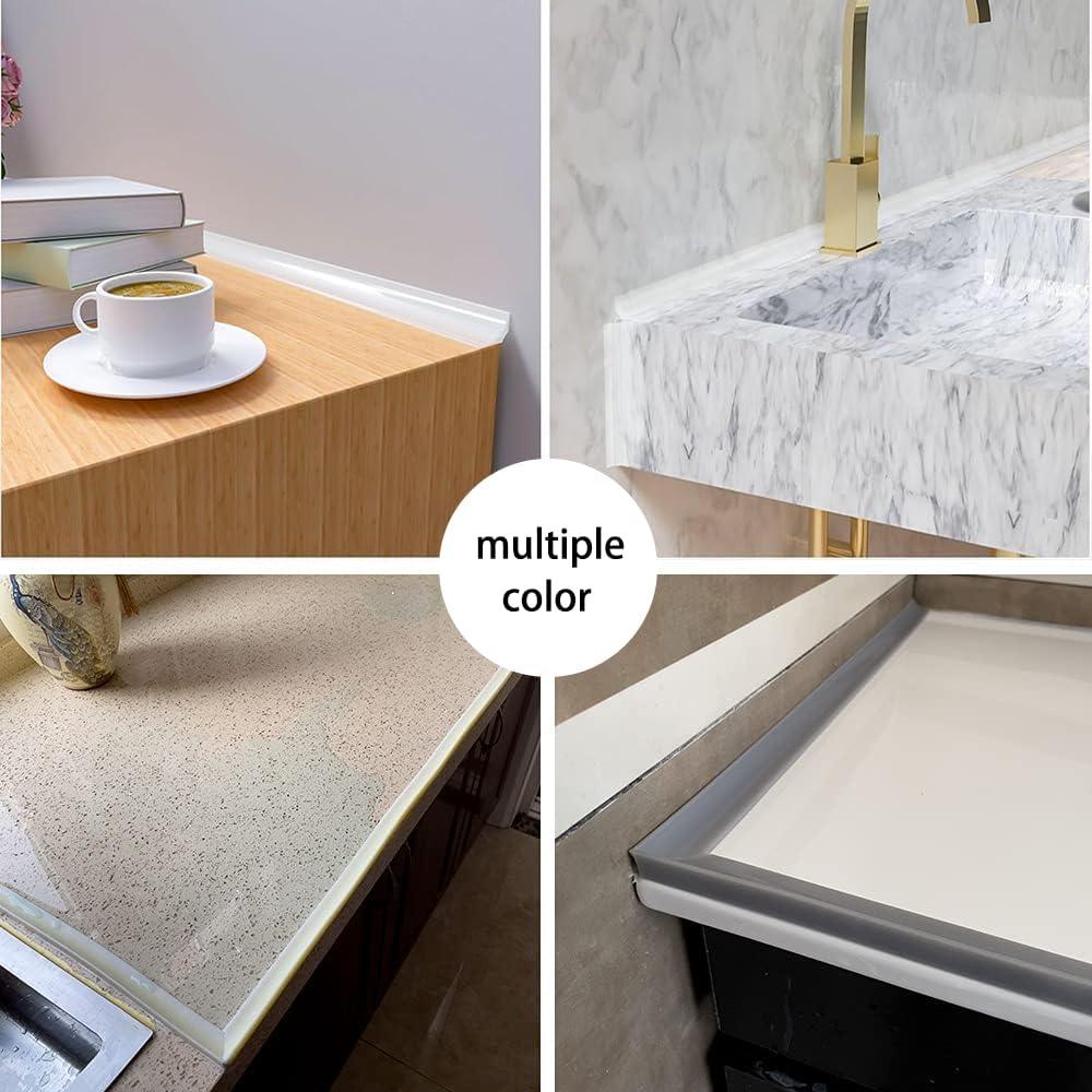 Umbral de Ducha Barrera de Agua Silicona 99 cm Blanco