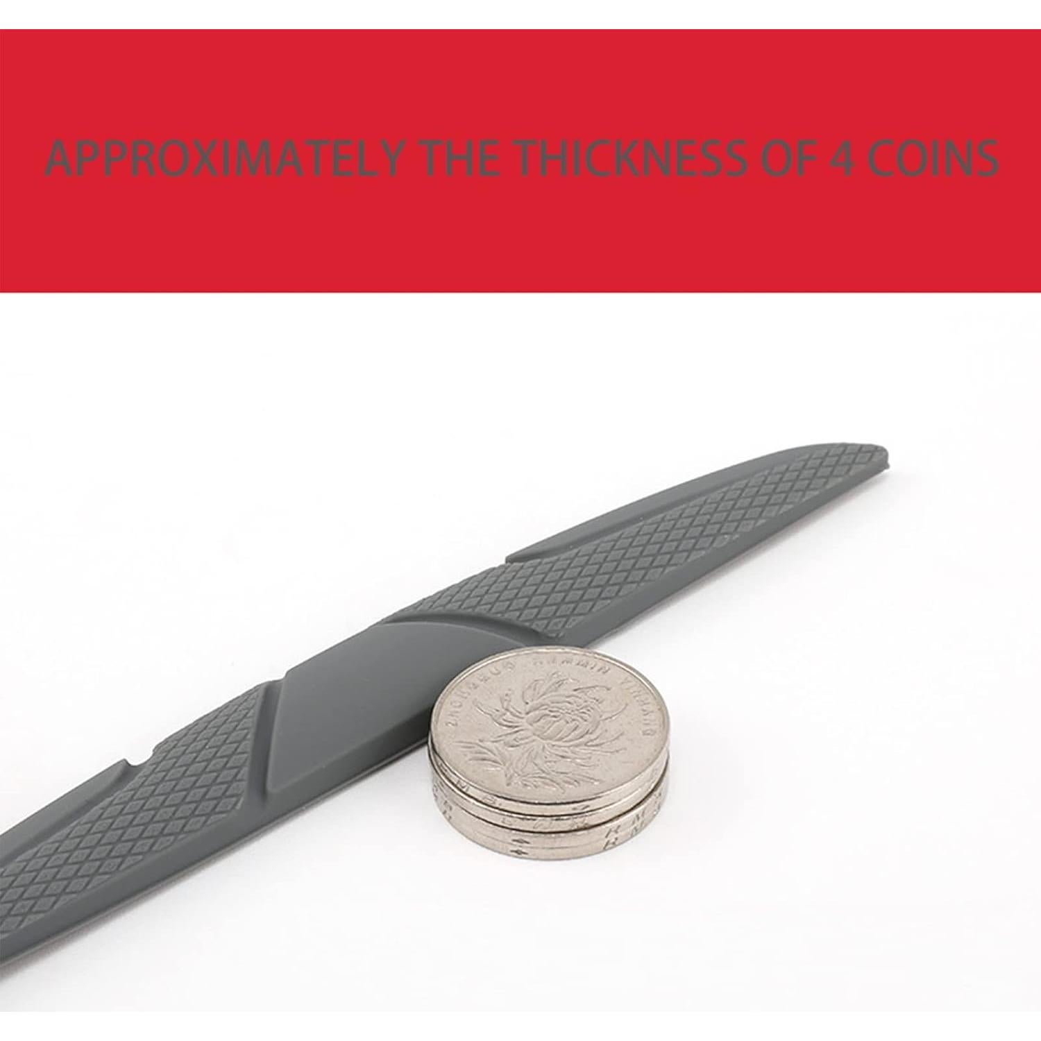 Protectores de Bordes de Puertas de Auto Hosawtek - 8 Piezas Gris