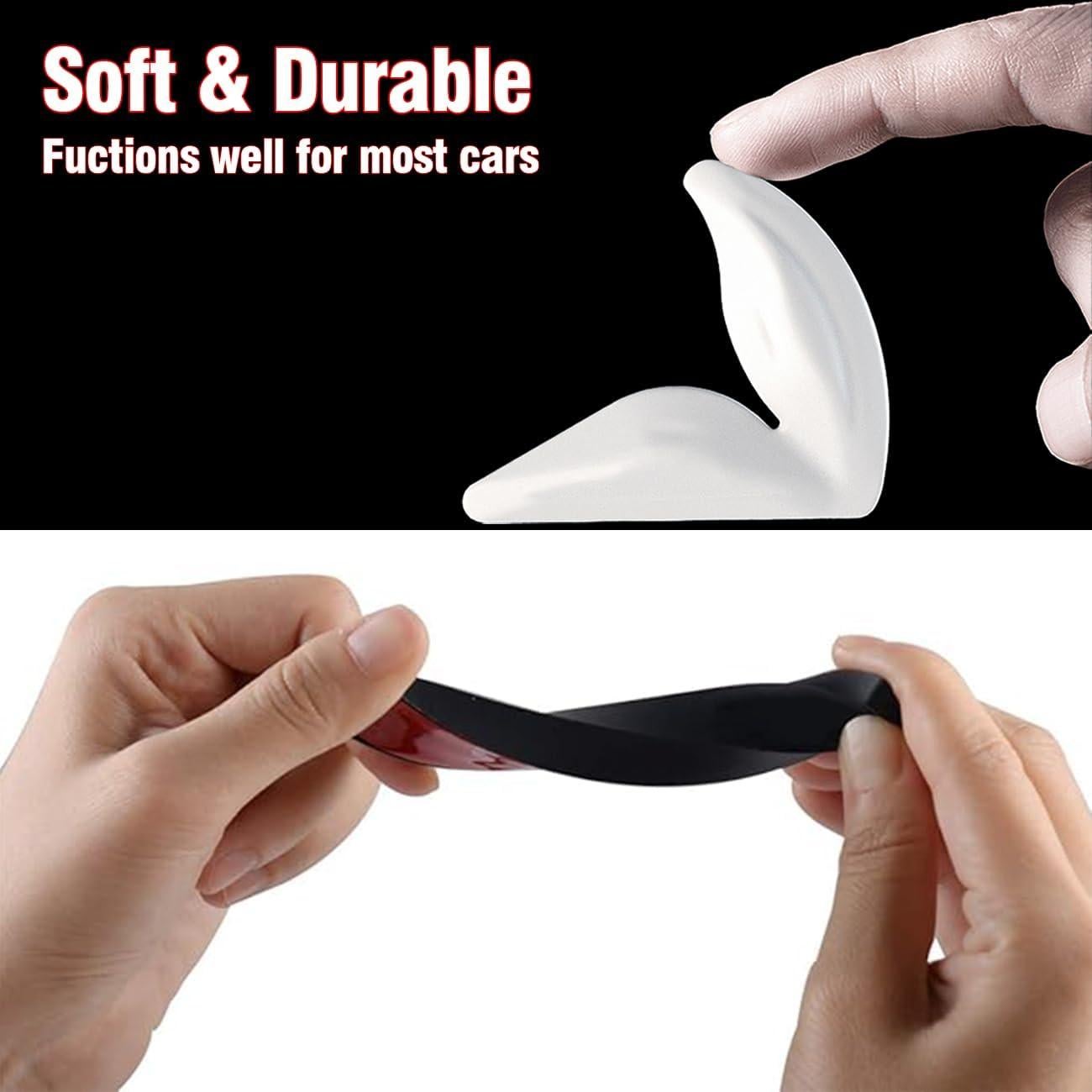 8 Protectores de Bordes de Puertas de Auto Yuraise Transparentes