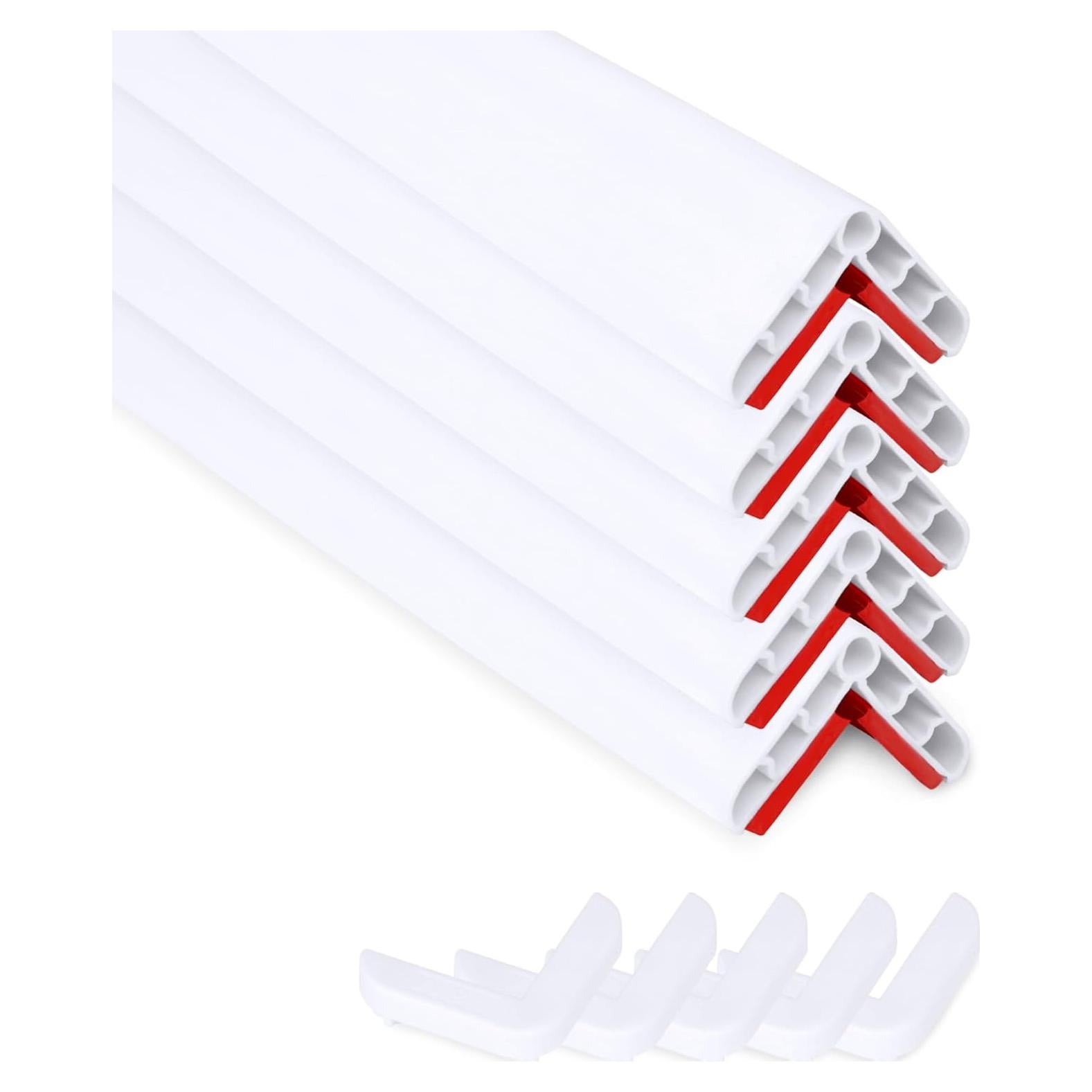 Protectores de Esquinas de Pared Rubber Bond 5 Piezas 91.44 cm