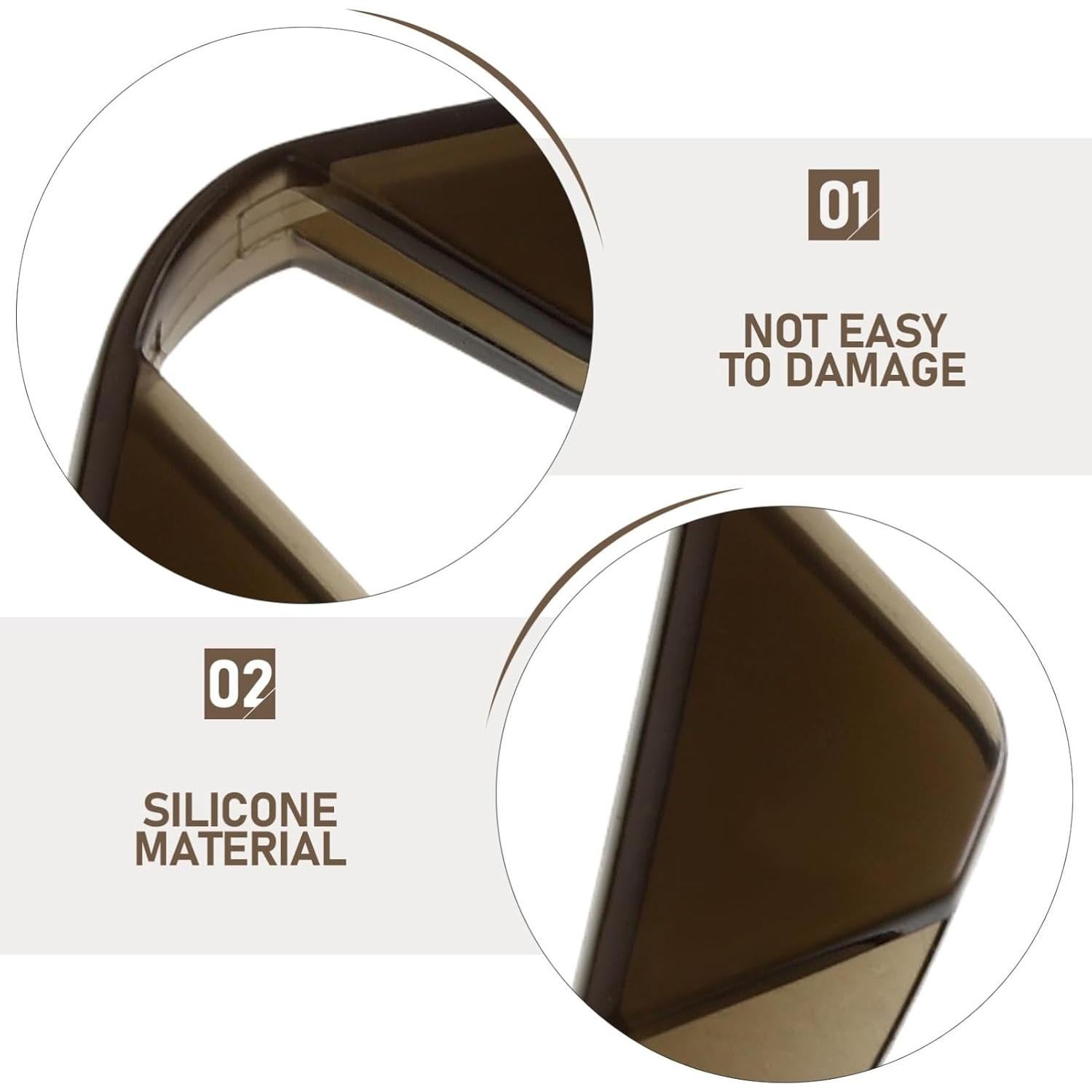 Gatuida 4 Piezas Tiras Protectores de Silicona para Puertas