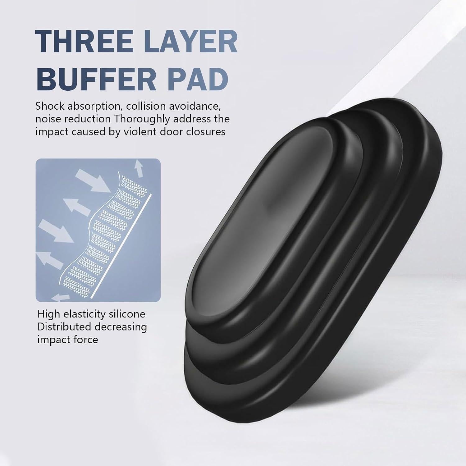 Gasket de Absorción de Choque para Puertas de Auto Zeathery 16 Piezas