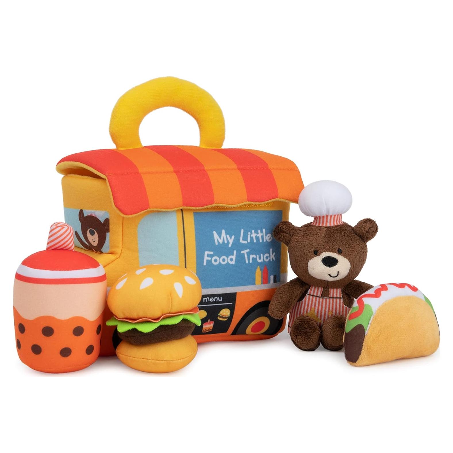 Set de Juego de Peluche Baby GUND Camión de Comida 5 Piezas