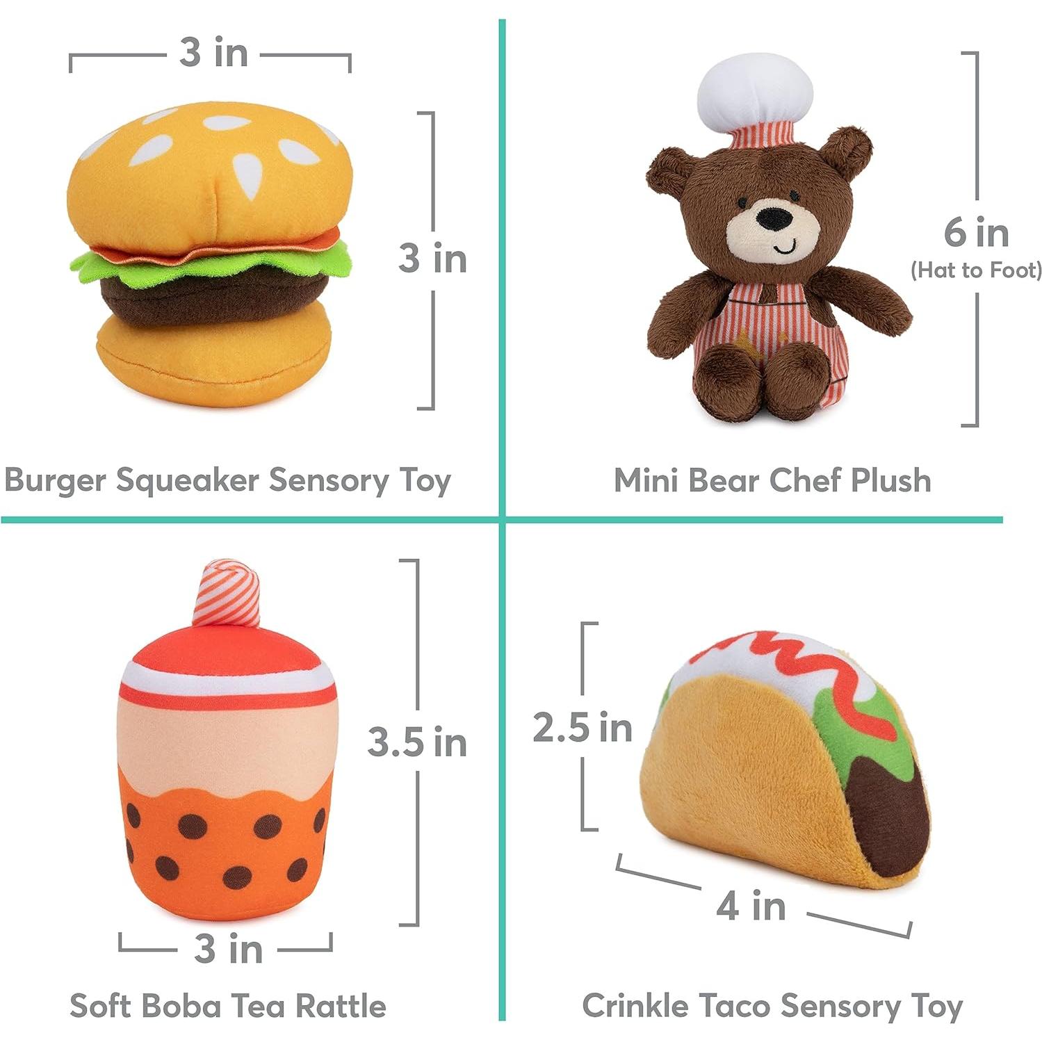 Set de Juego de Peluche Baby GUND Camión de Comida 5 Piezas