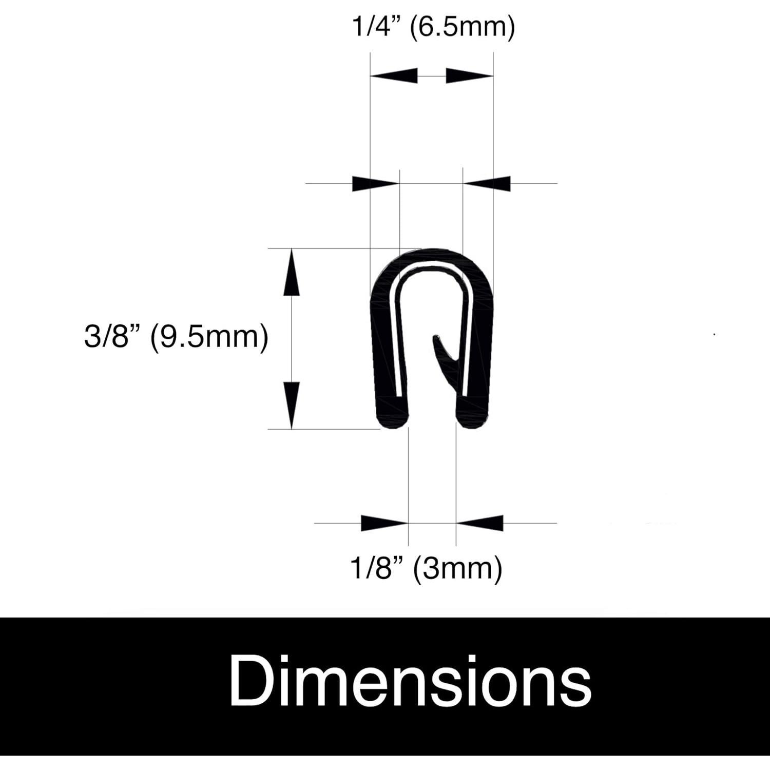 Bisel de Goma Negro M M SEALS 3.05 Metros Flexible