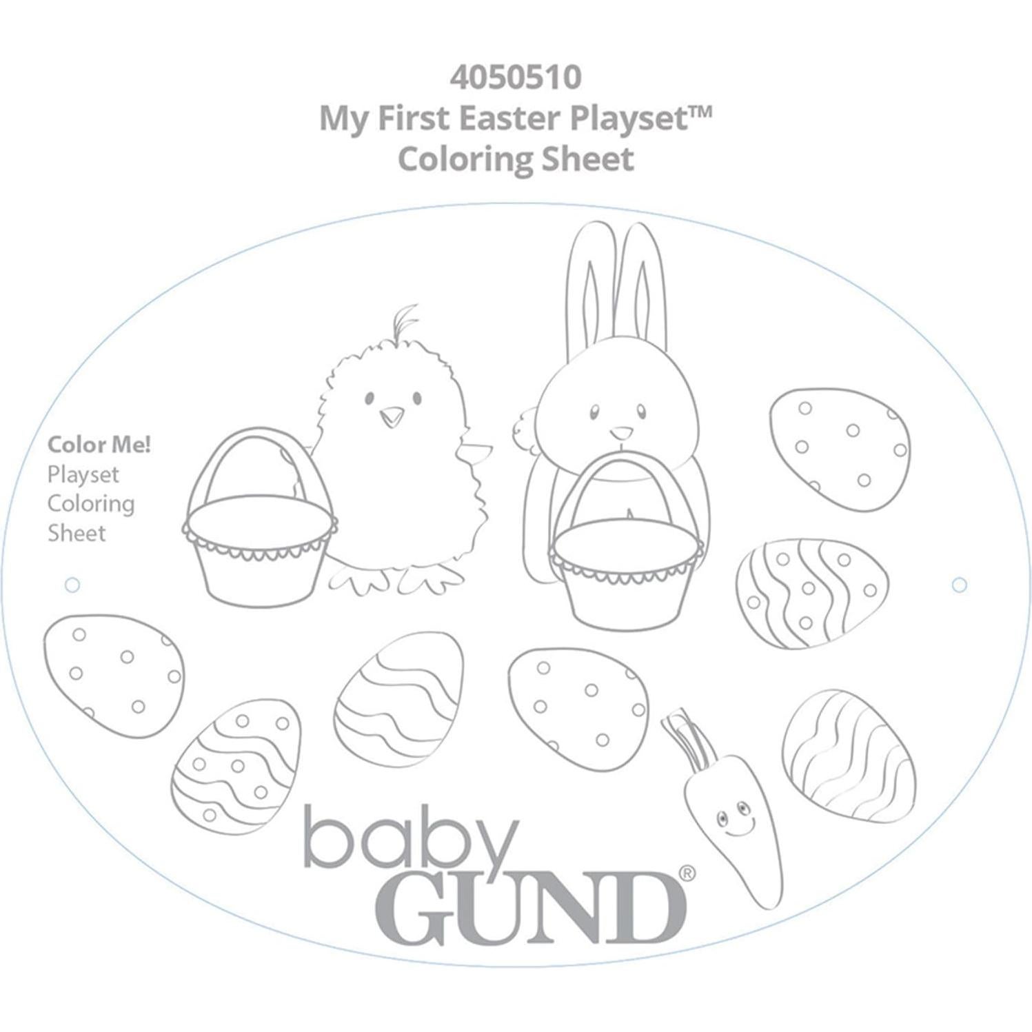 GUND Cesta de Pascua 5 Piezas Juguete de Peluche 22 cm