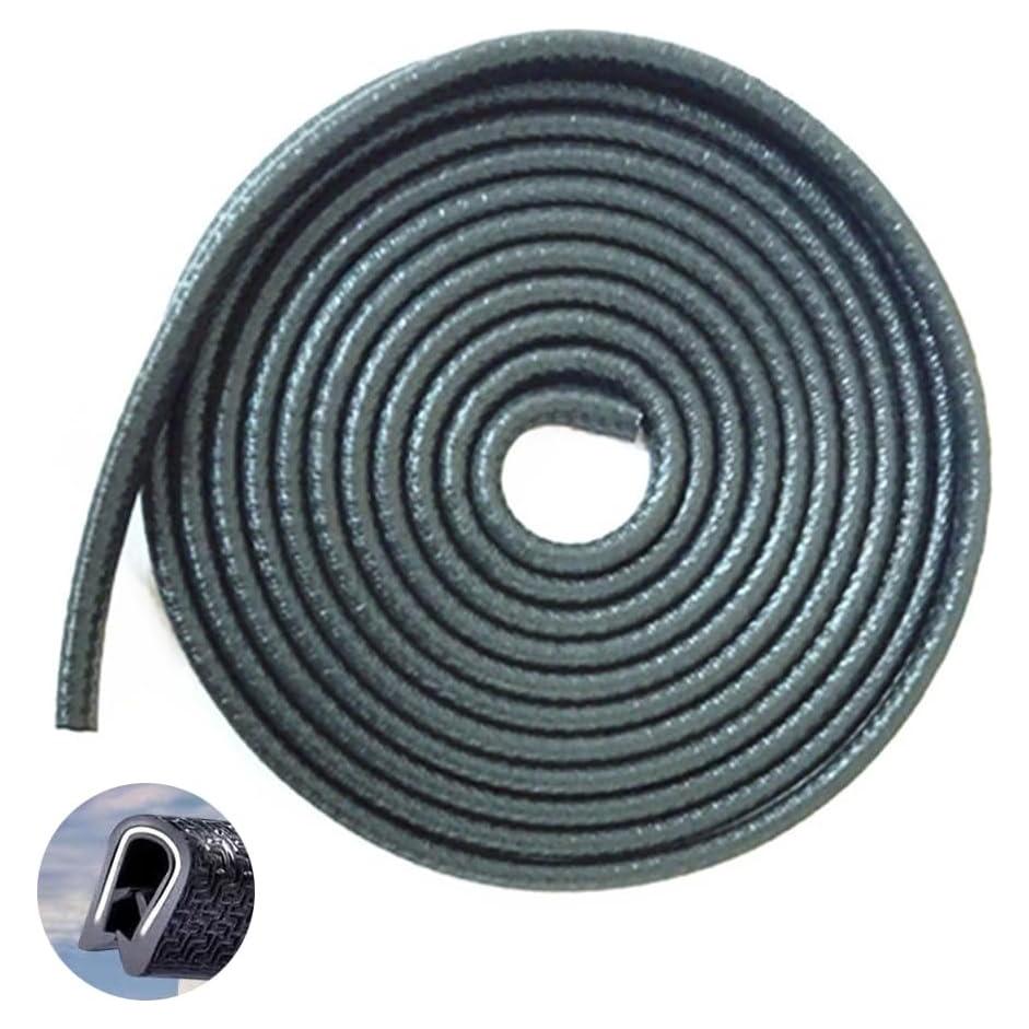 Protector de Bisel de PVC Flexible Tsurpcao 10m Negro 7mm