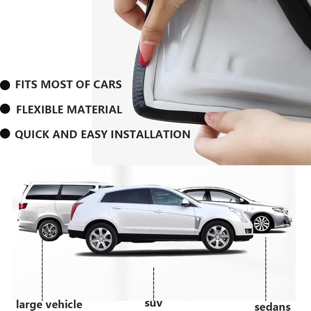 Protector de Bisel de PVC Flexible Tsurpcao 10m Negro 7mm