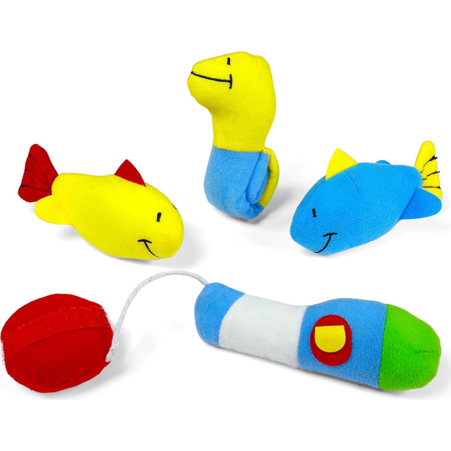 GUND Juguete de Peluche Mi Primer Caja de Pesca 5 Piezas