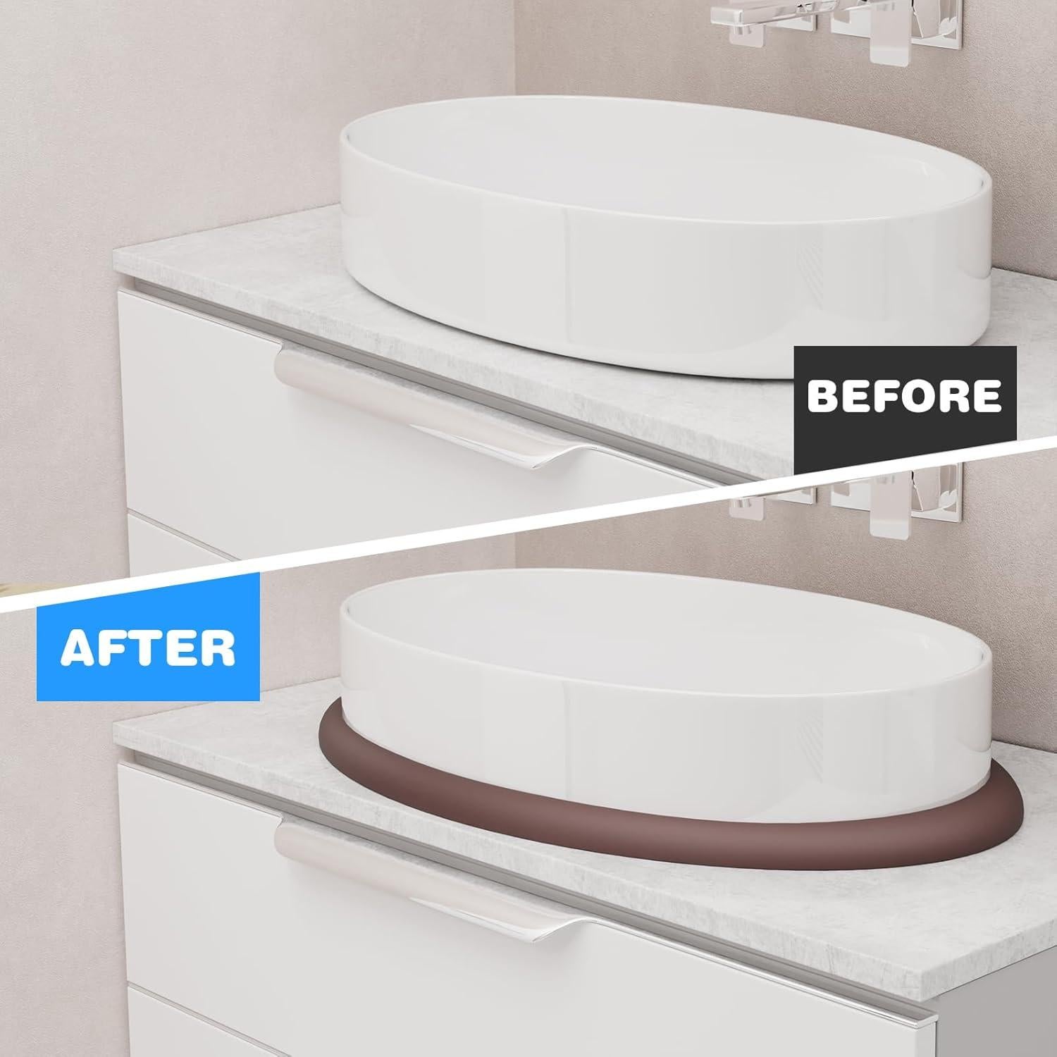 Moldura Cuarterona Flexible Ahua Walsong 99 cm Color Café Oscuro