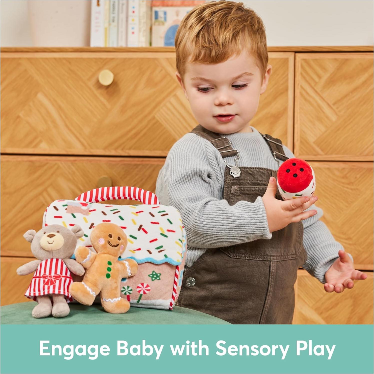 Juego de Peluche Baby GUND Casa de Jengibre 5 Piezas