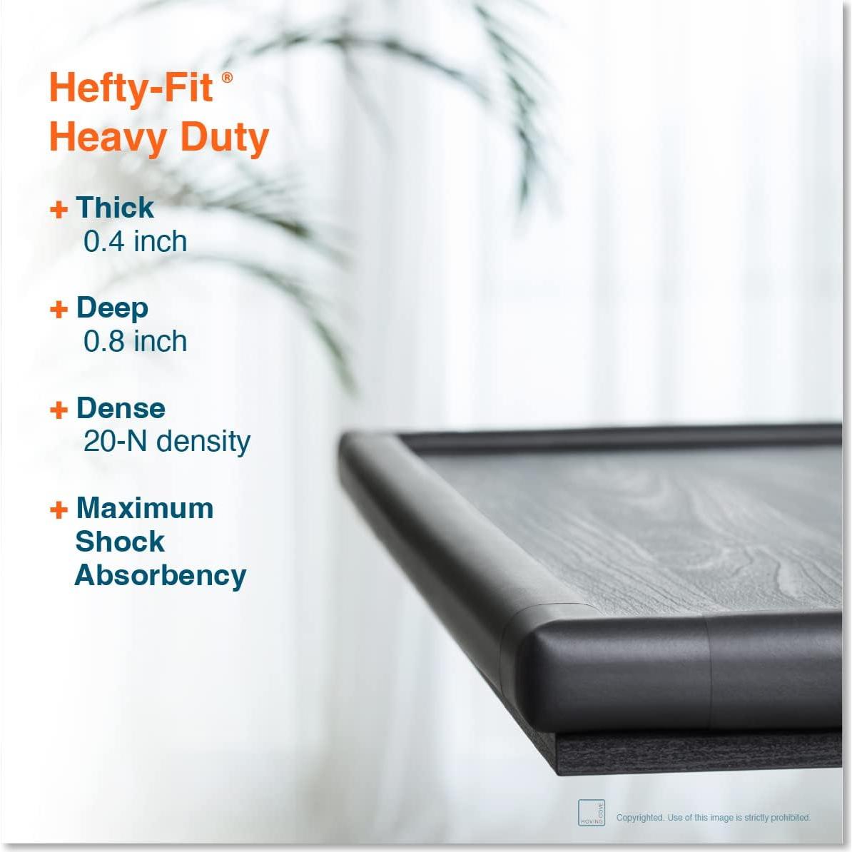 Roving Cove Protector de Esquinas para Bebés 16 Piezas Negro