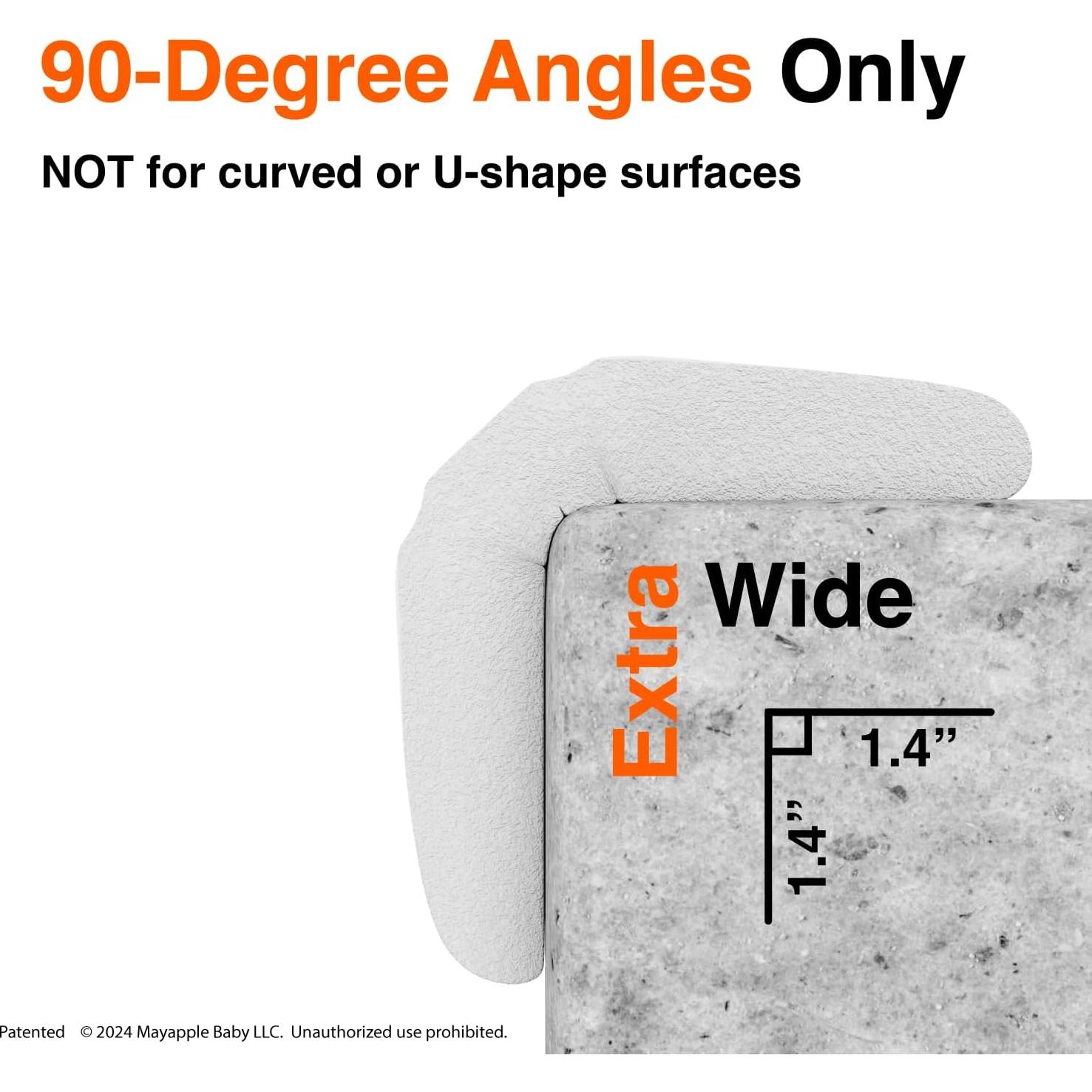 Protector de Esquina Roving Cove 9 pies Blanco Ostra Pre-adhesivo