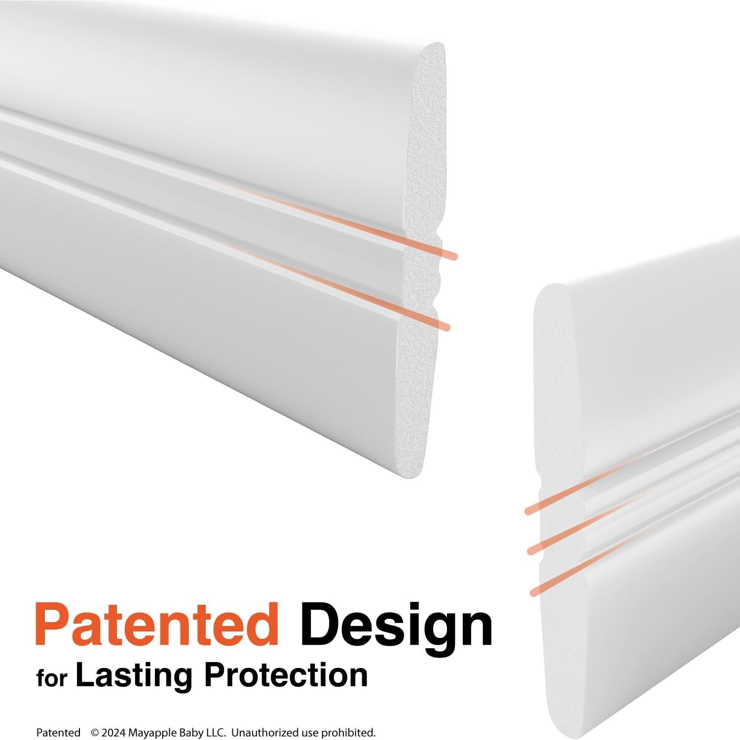 Protector de Esquina Roving Cove 9 pies Blanco Ostra Pre-adhesivo