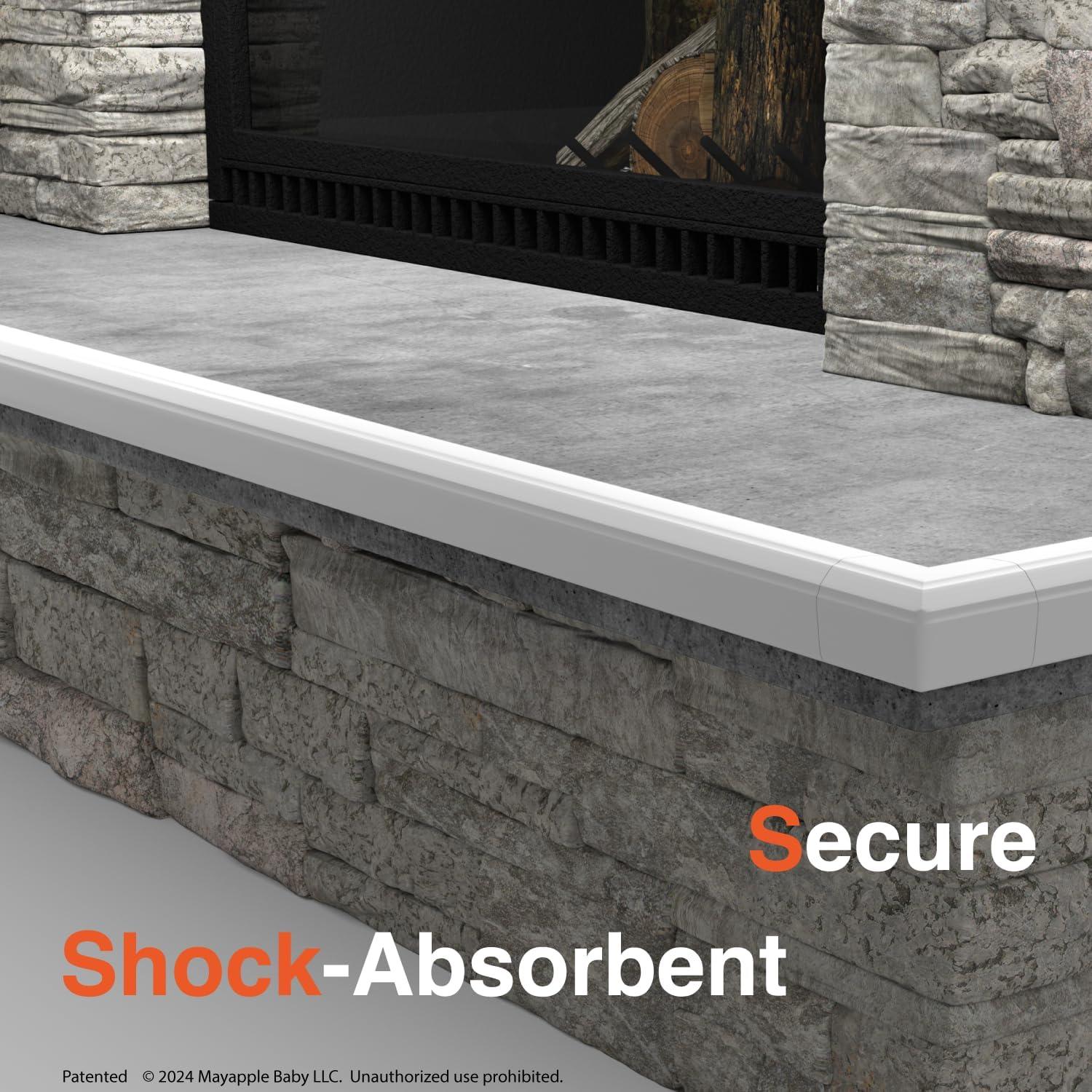 Protector de Esquina Roving Cove 9 pies Blanco Ostra Pre-adhesivo