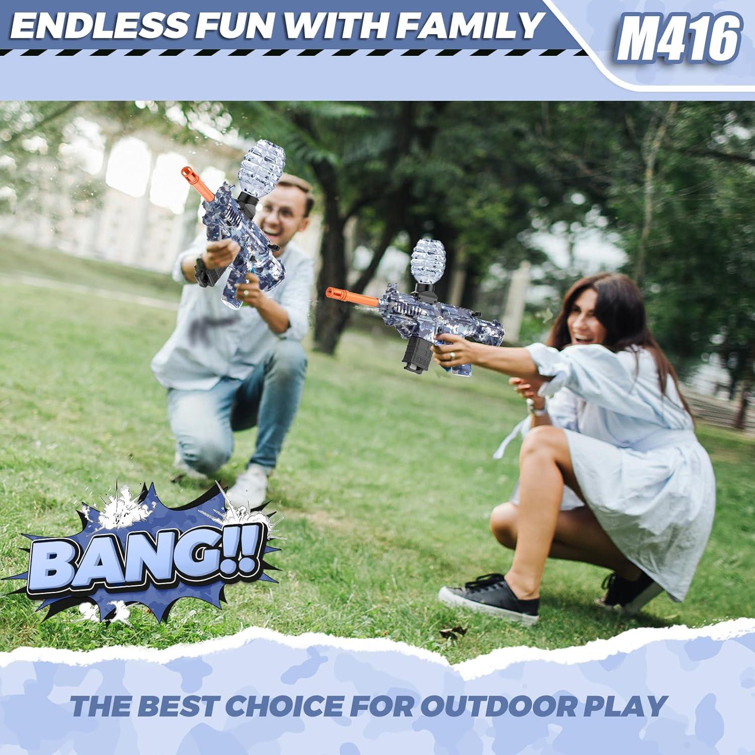 Blaster de Bolas de Gel Eléctrico JANNIRESS RS99-23 - Azul