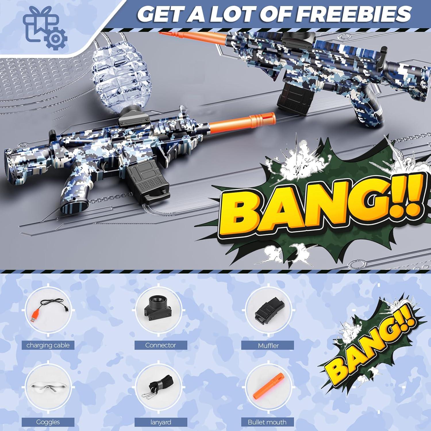 Blaster de Gel Eléctrico JANNIRESS RS99-23 Ecológico Azul