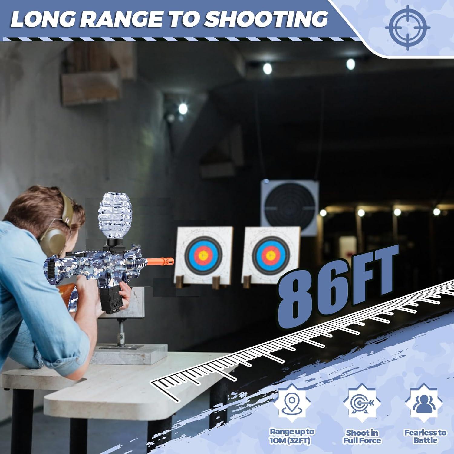 Blaster de Gel Eléctrico JANNIRESS RS99-23 Ecológico Azul