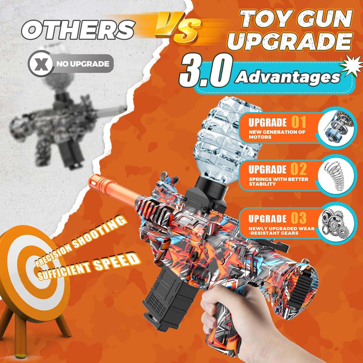 Blaster de Gel Eléctrico JANNIRESS RS99-23 Ecológico Marrón