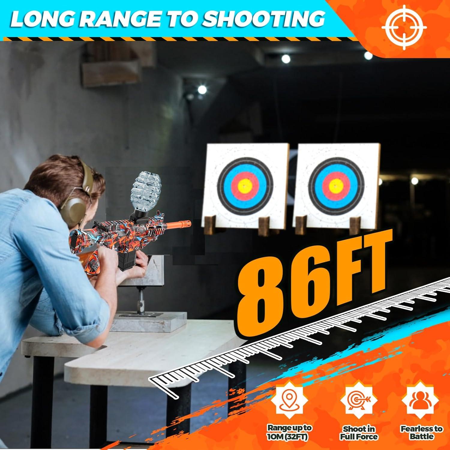 Blaster de Gel Eléctrico JANNIRESS RS99-23 Ecológico Marrón