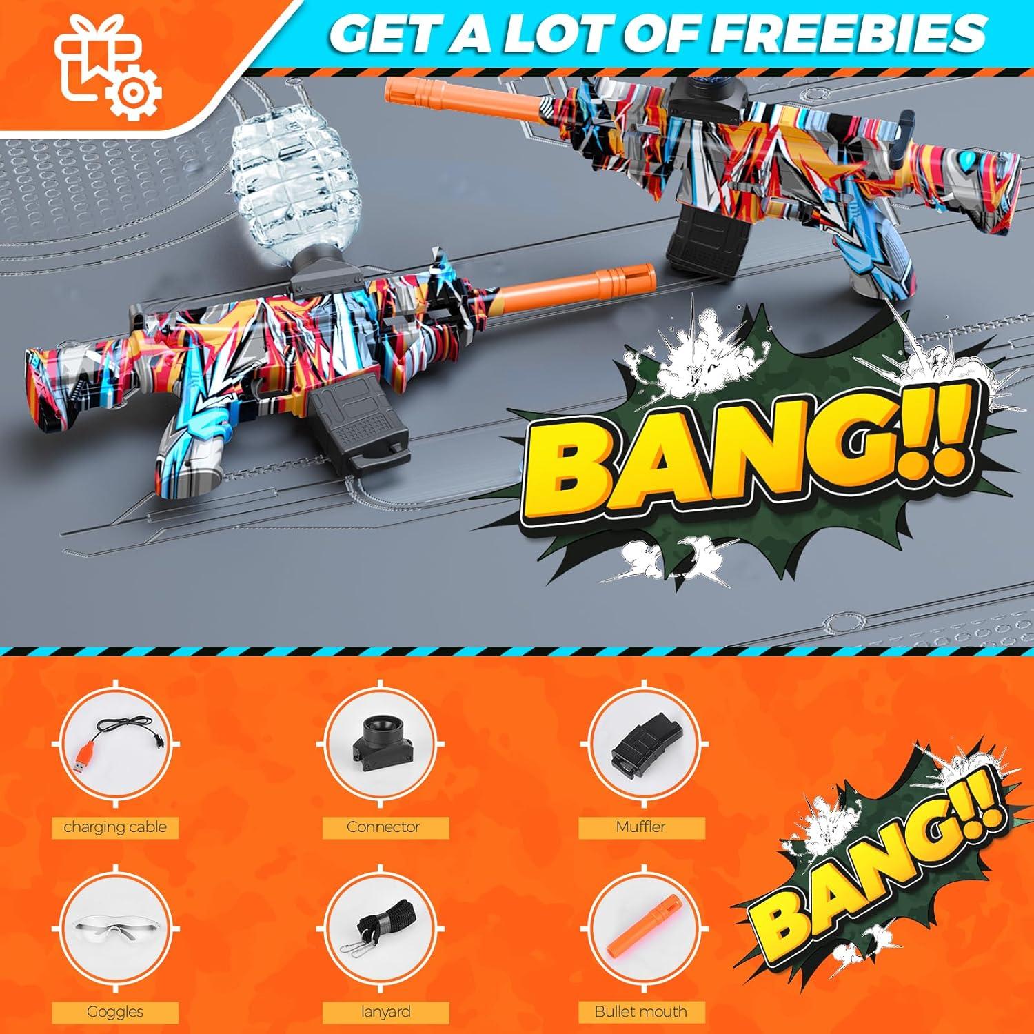 Blaster de Gel Eléctrico JANNIRESS RS99-23 Ecológico Marrón