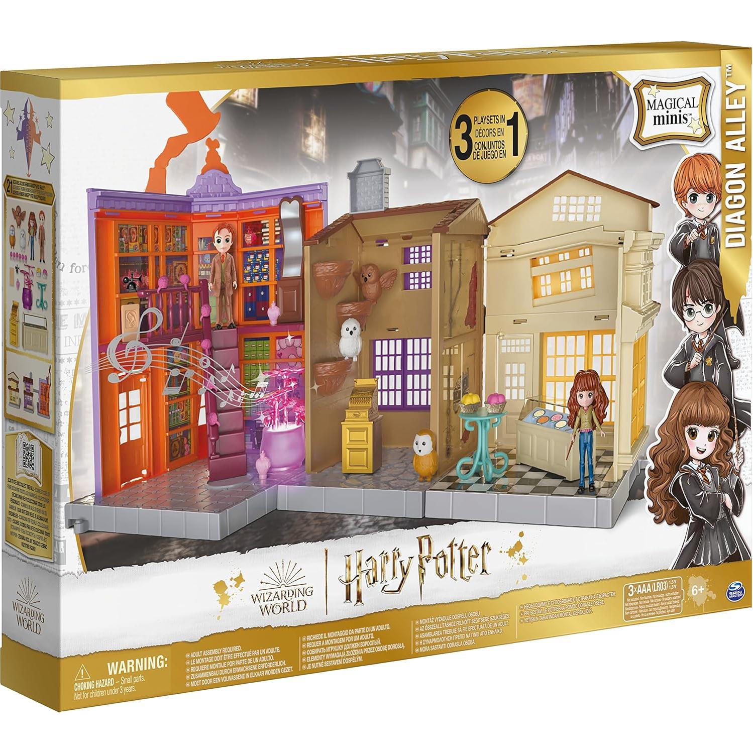 Set de Juego Diagon Alley 3-en-1 Harry Potter con Figuras