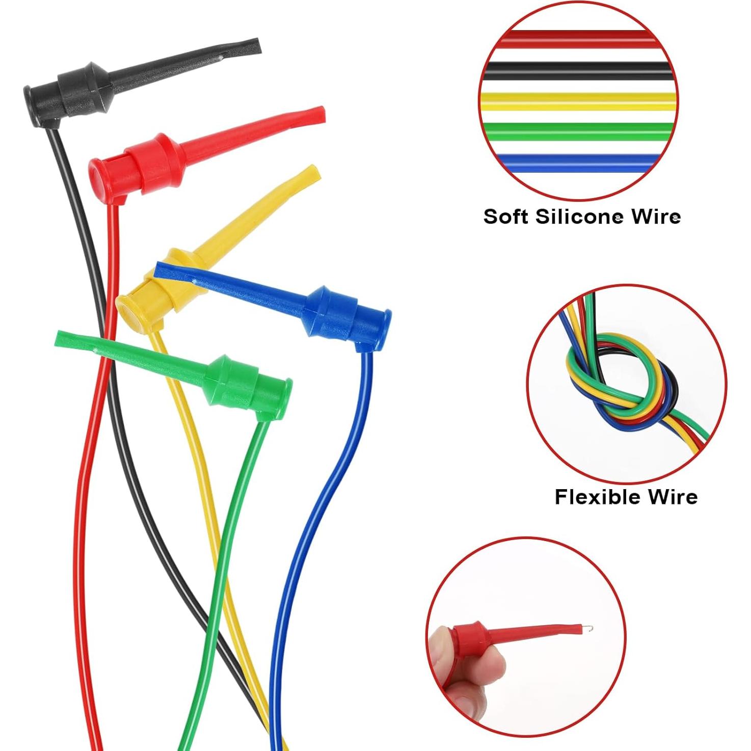 Cables de Prueba Multímetro Sumnacon 2M 500V 5A 5 Piezas