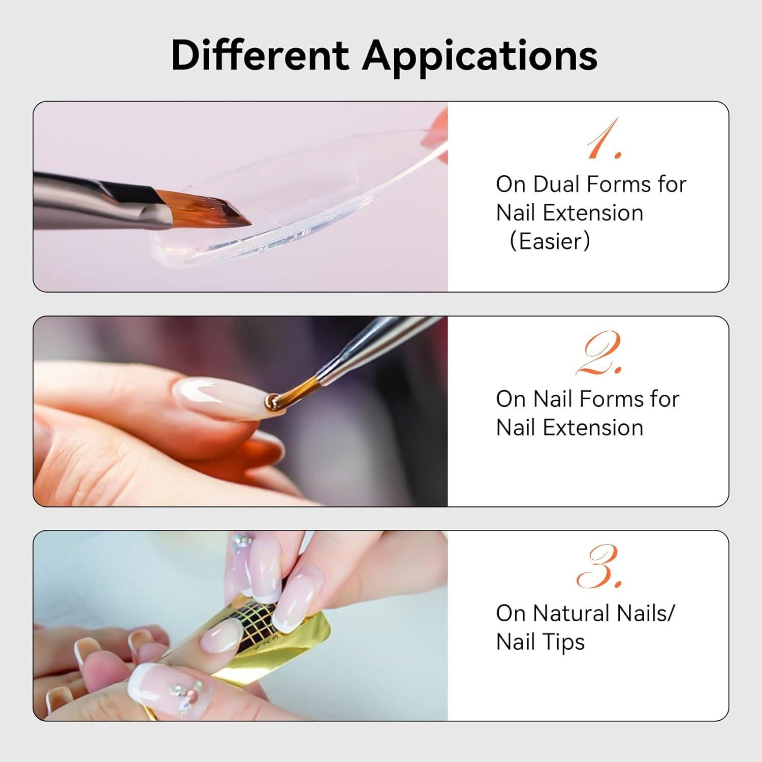 Kit de Gel Constructor Transparente Makartt 30g - Uñas Duraderas