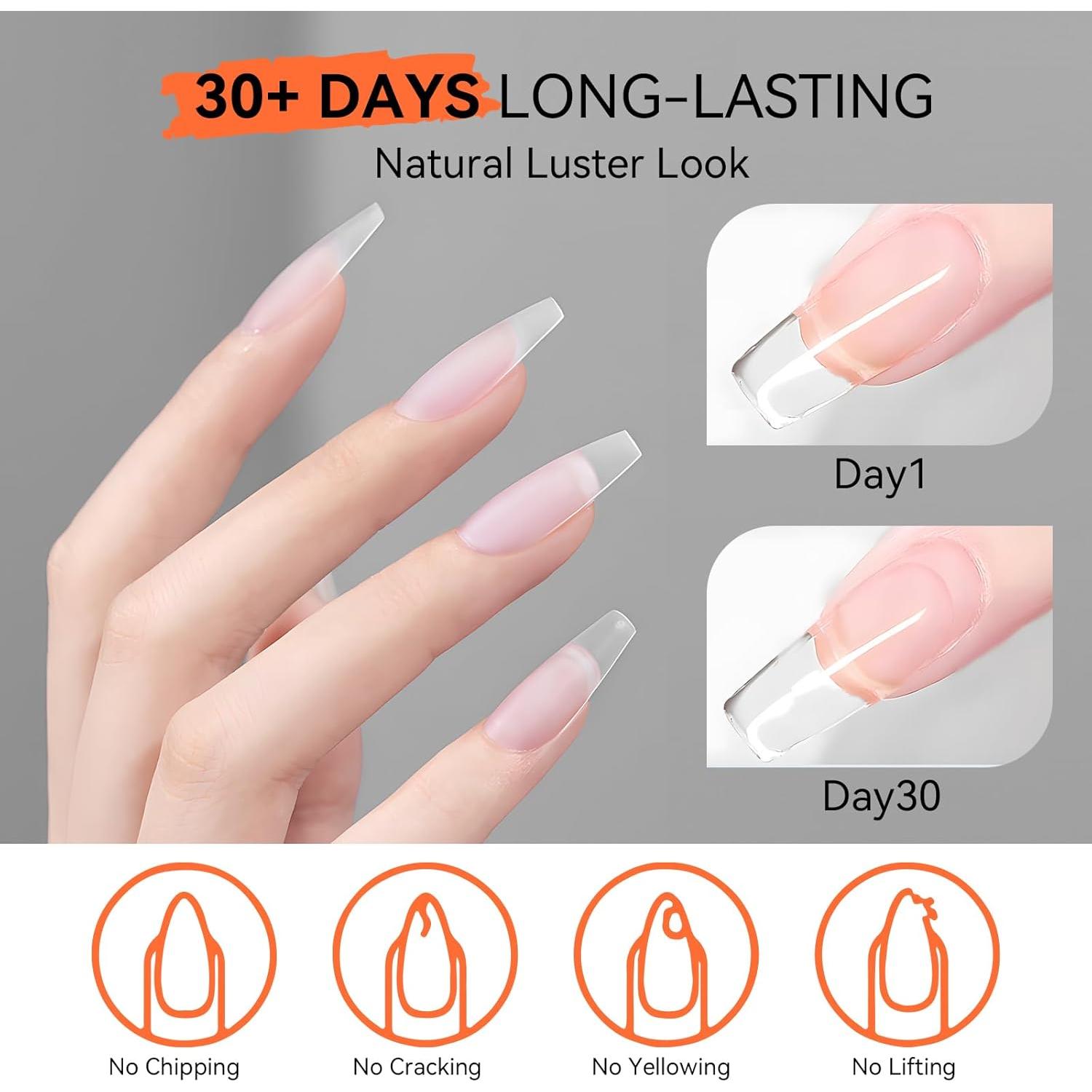 Kit de Gel Constructor Transparente Makartt 30g - Uñas Duraderas