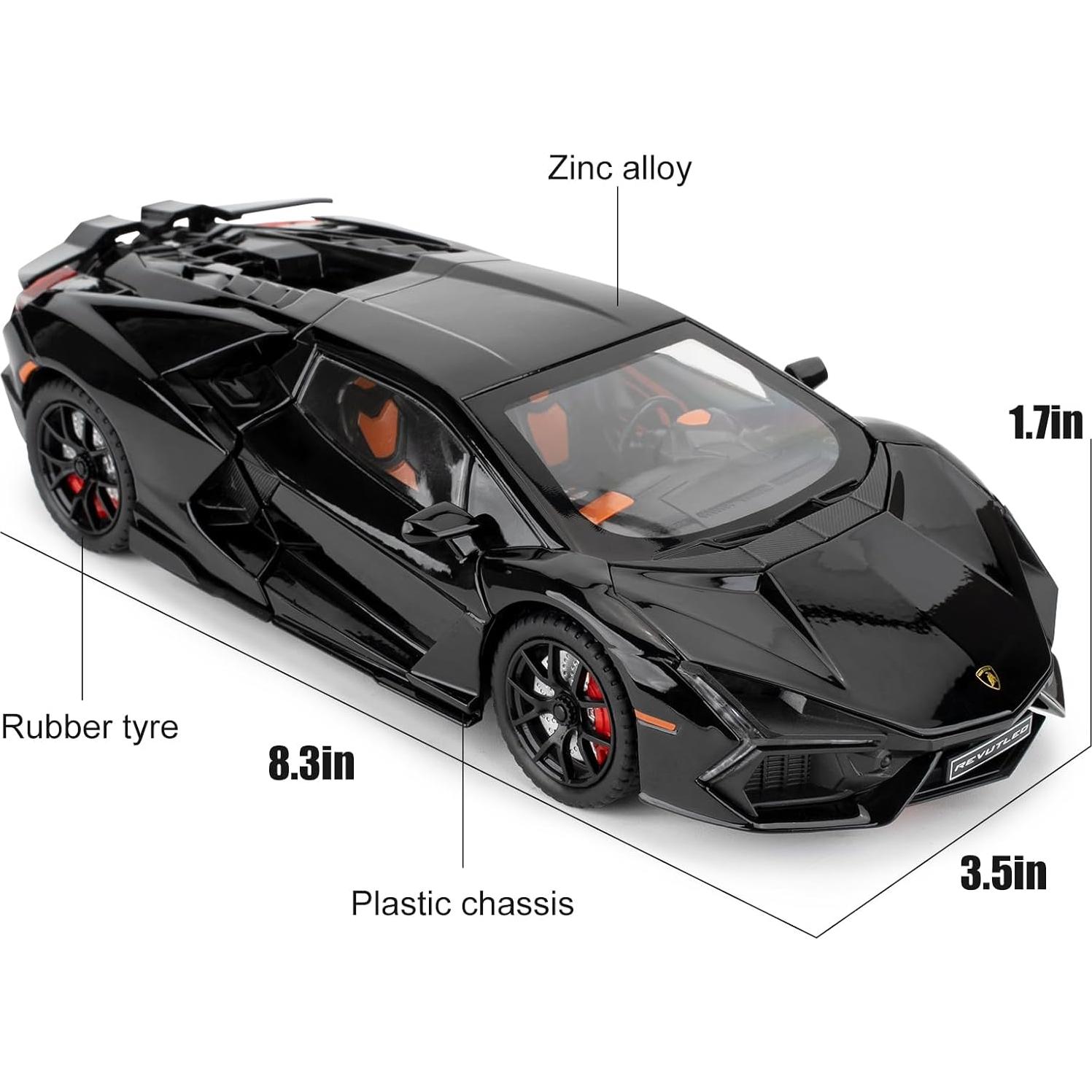 Coche de Juguete Lamborghini Reventon 1/24 con Luz y Sonido