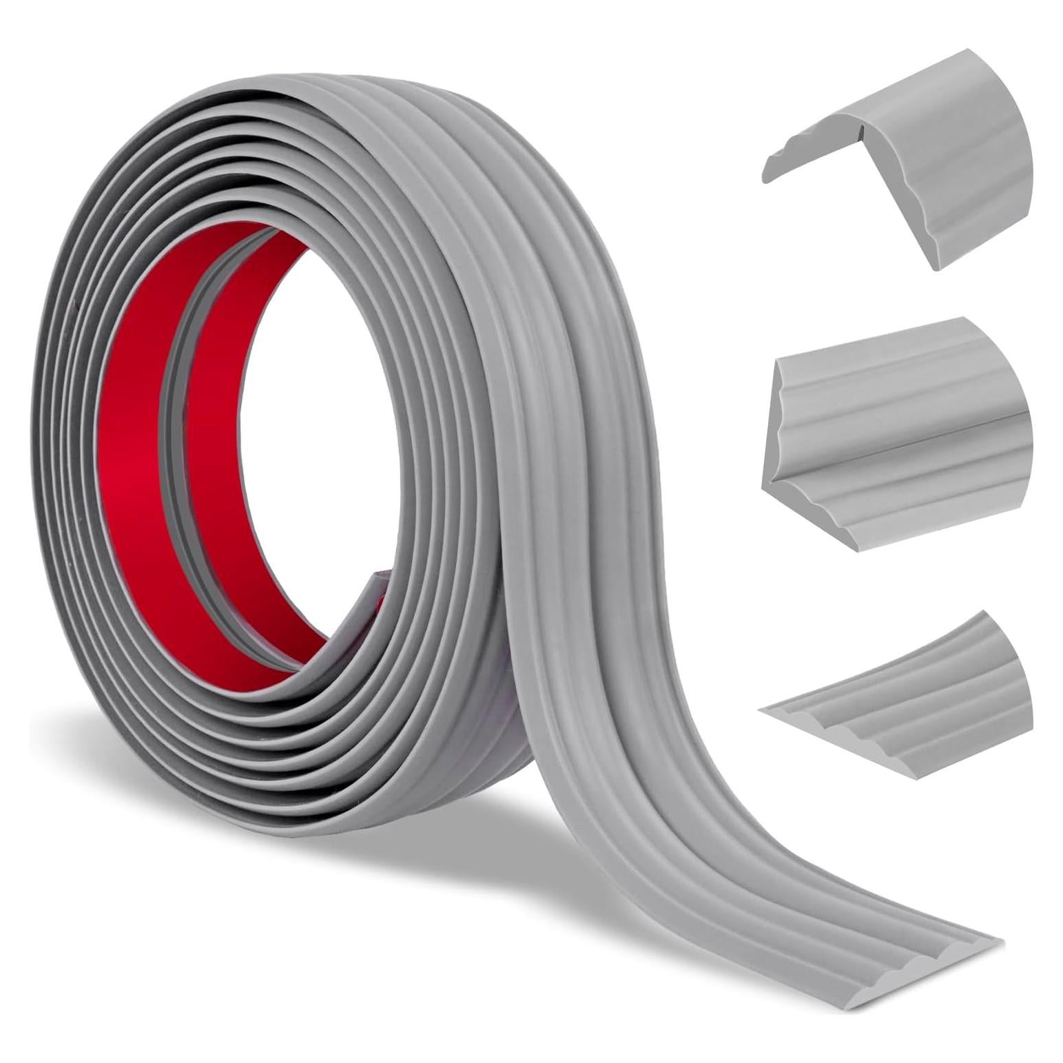 Protector de Esquina Autoadhesivo Heonay 4.1 cm x 3.05 m Gris