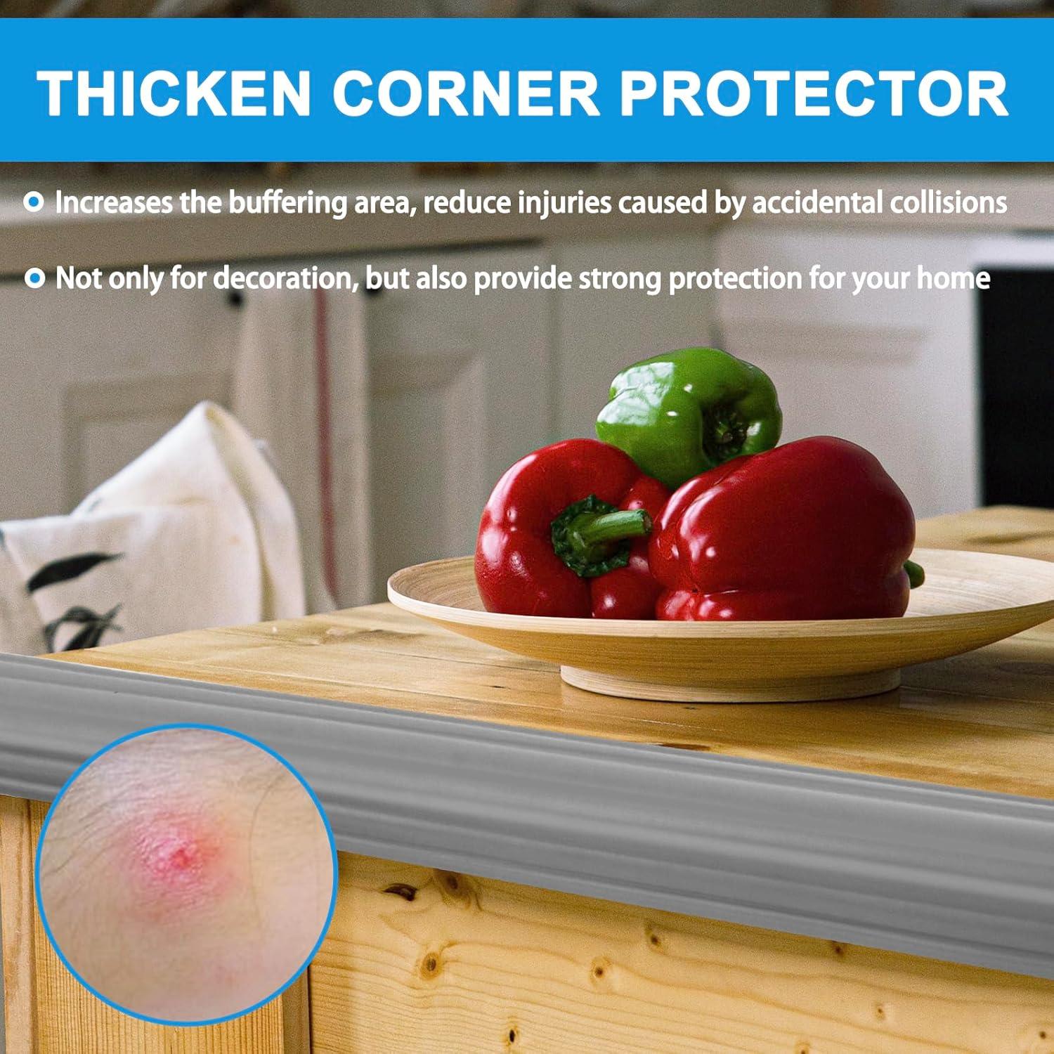 Protector de Esquina Autoadhesivo Heonay 4.1 cm x 3.05 m Gris