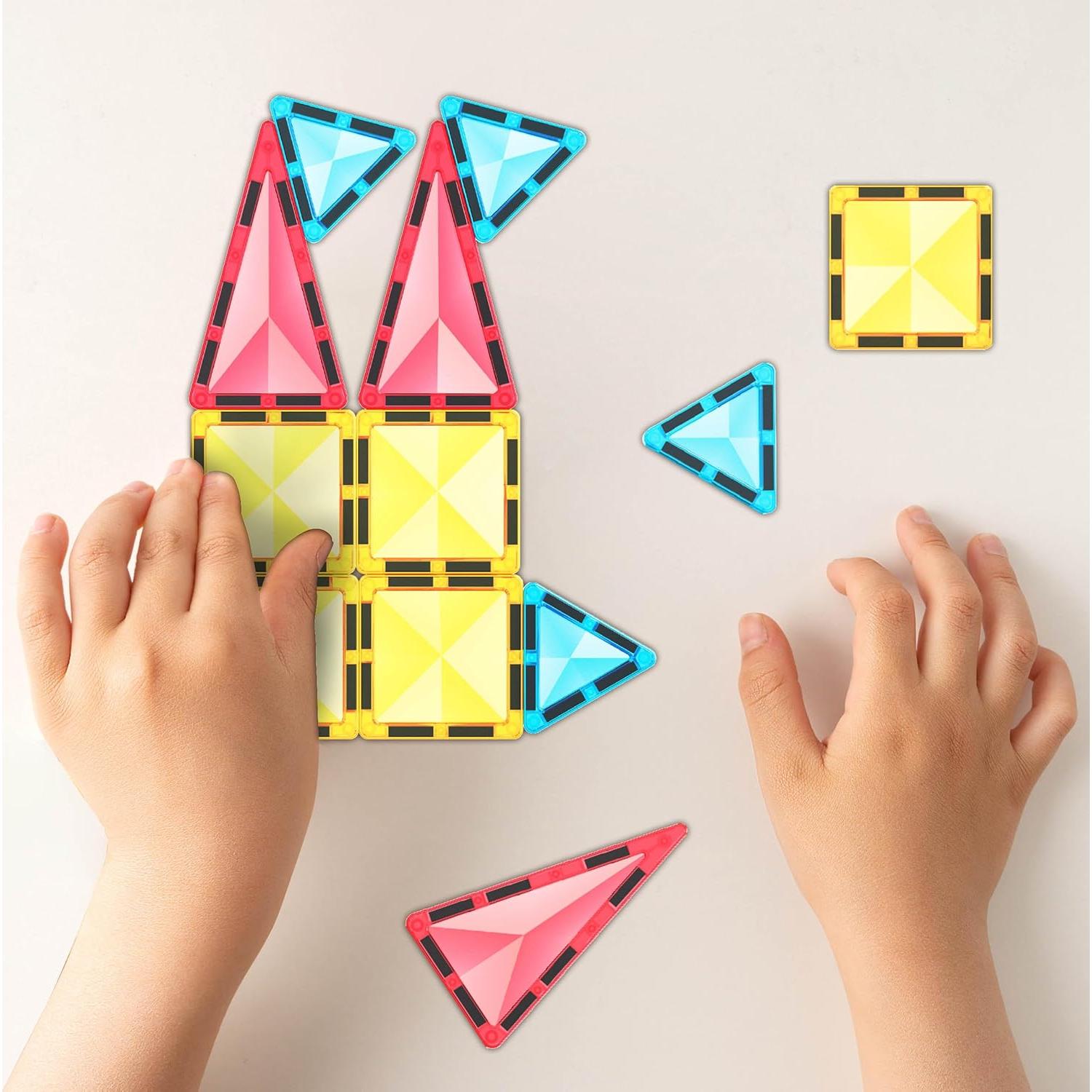 PicassoTiles Bloques Magnéticos Mini 12 Piezas Juguete STEM