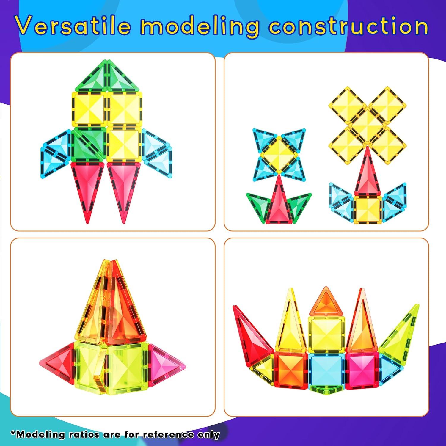 PicassoTiles Bloques Magnéticos Mini 12 Piezas Juguete STEM