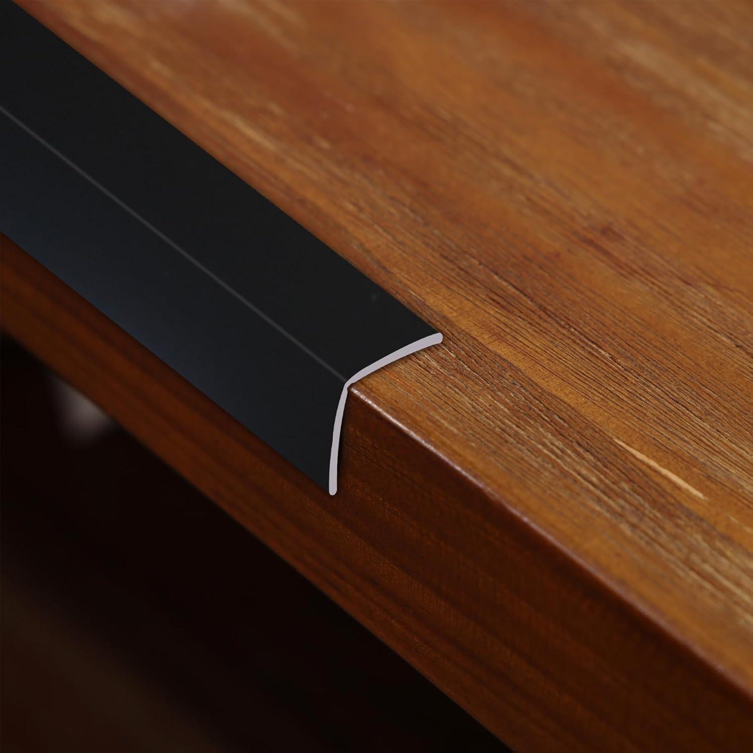 Moldura Autoadhesiva Protectora de Esquinas Coengwui 5m x 2cm Negro Mate